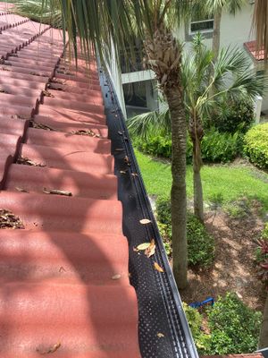 Custom Residential Gutter Guard System Installation in Saint Petersburg FL 