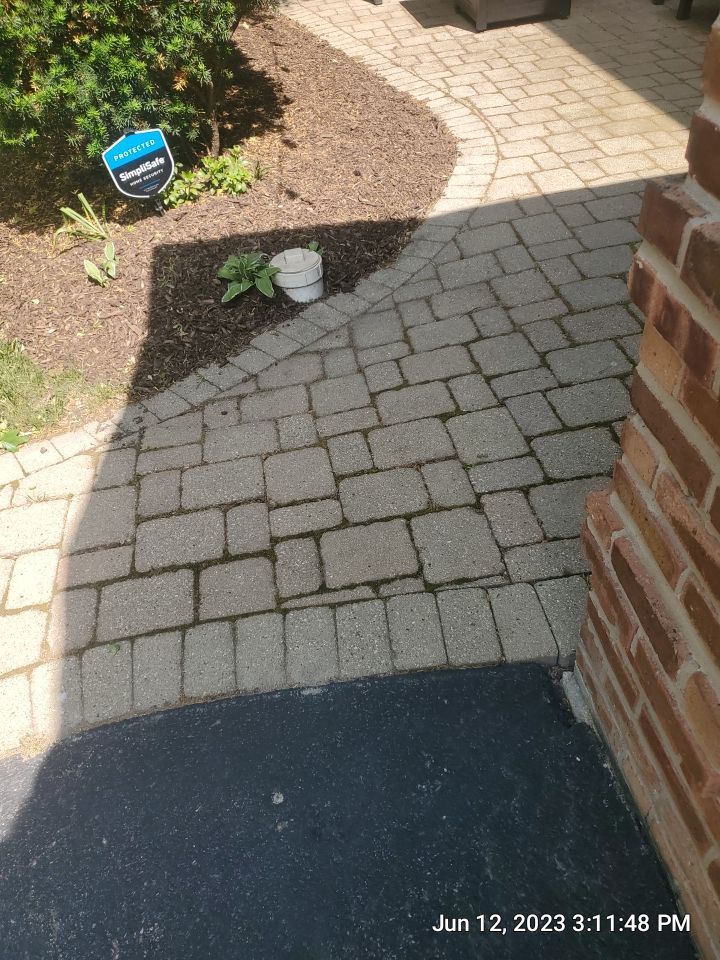 brick paver repair, clean and seal using Surebond SB-1300 by Northern Power Washing LLC.