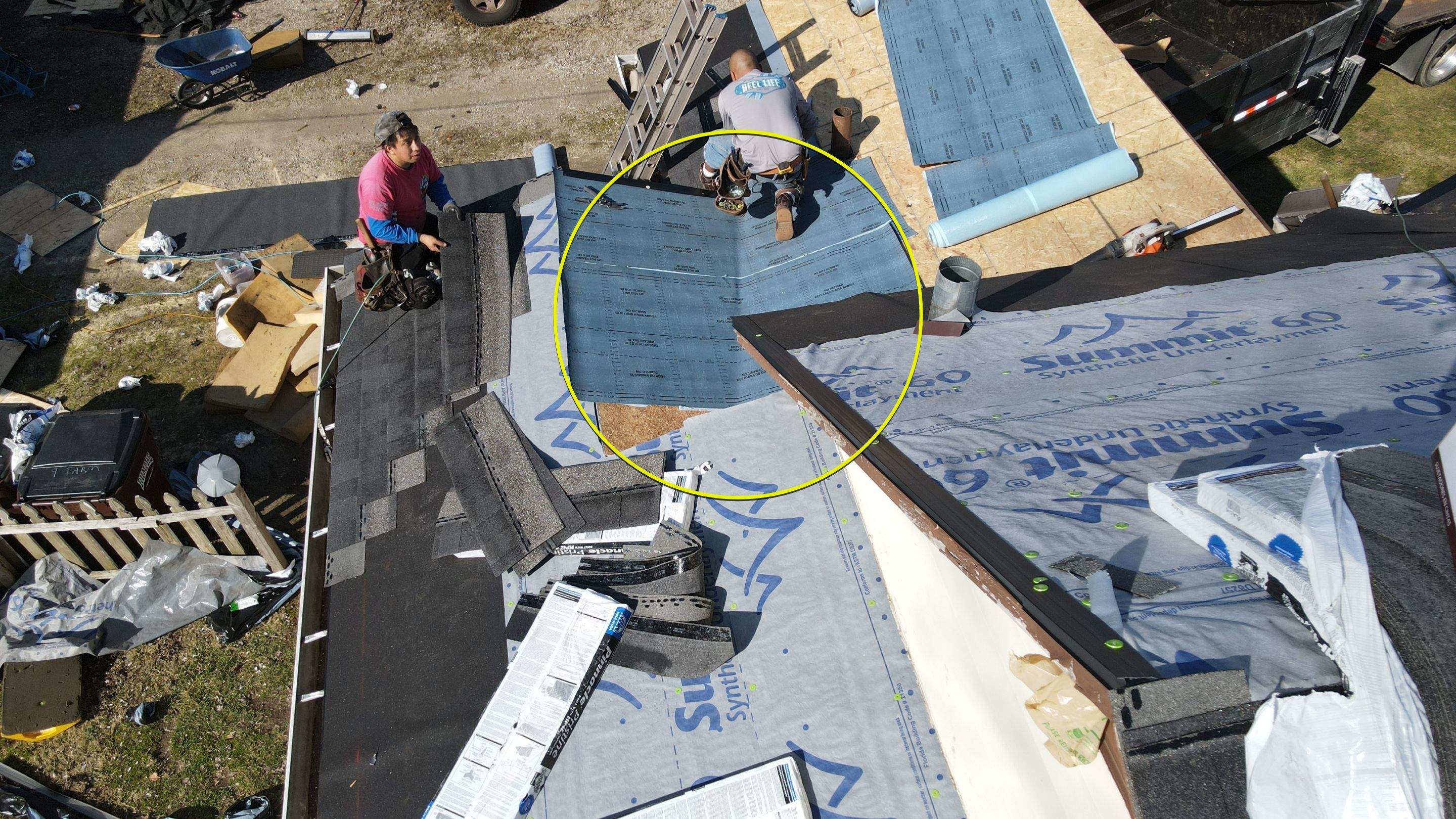 3 Layers and full Re-Deck!!!! by Tamlin Roofing