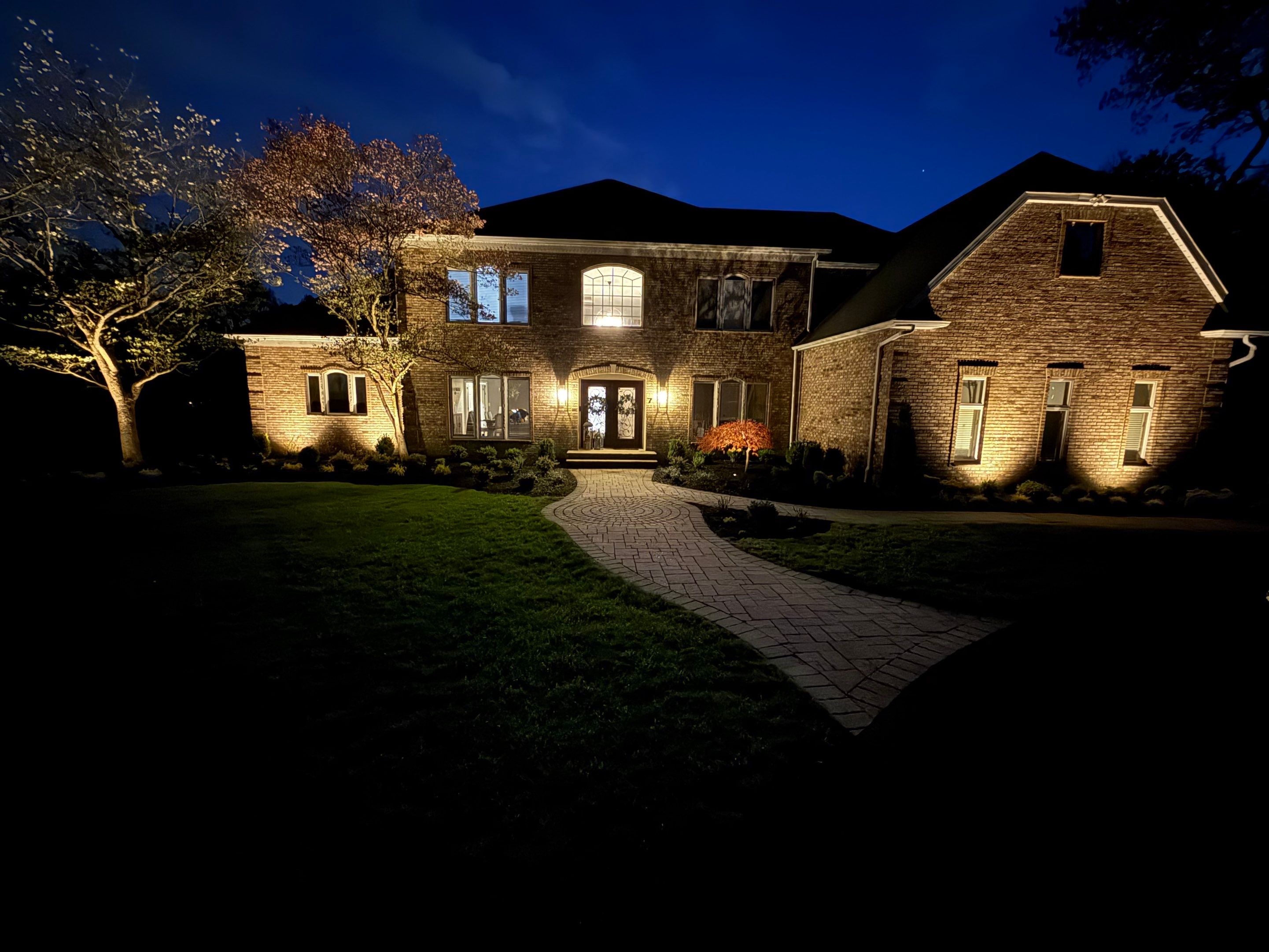 Landscape Renovation Front Planting and Lighting by K Macken Landscaping LLC