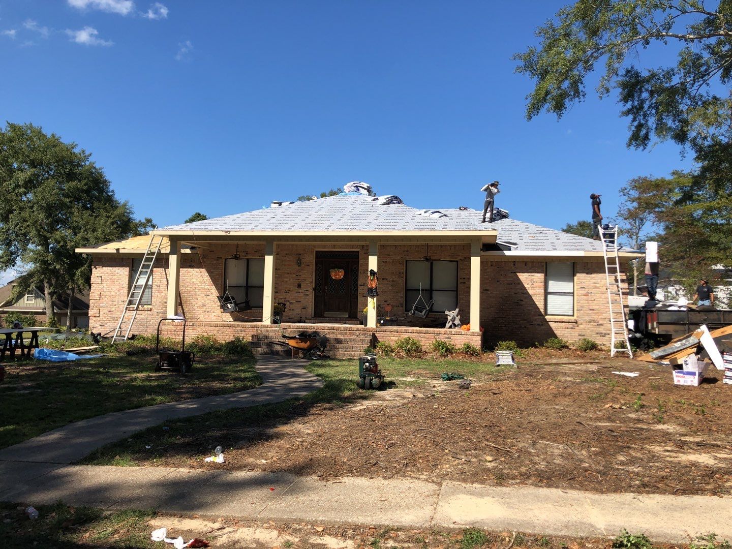 Residential Roofing Installation using Roof Replacement by American Roofing & Construction LLC