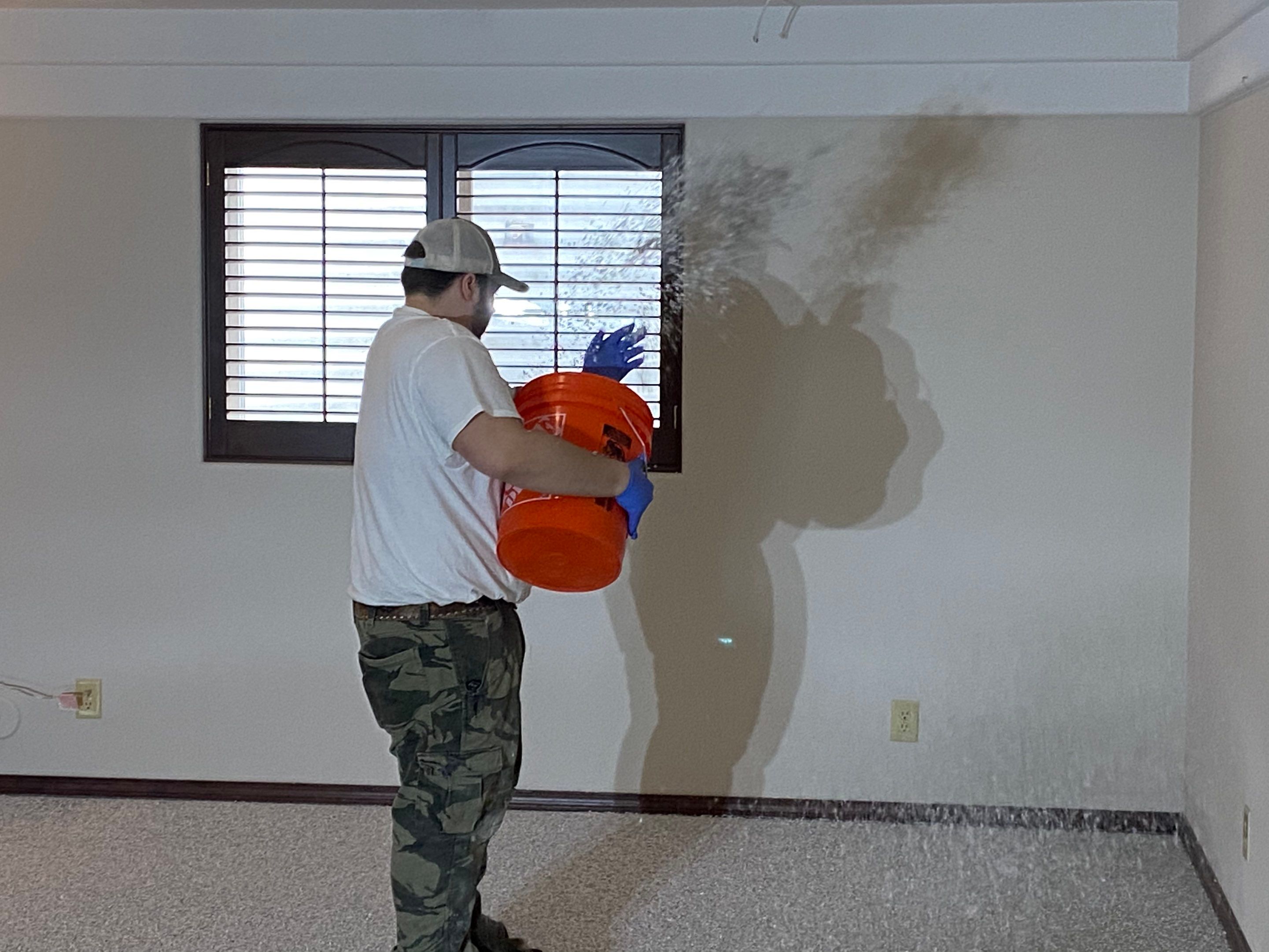 Basement Transformation using Ash Colorway by Croc Coatings, LLC