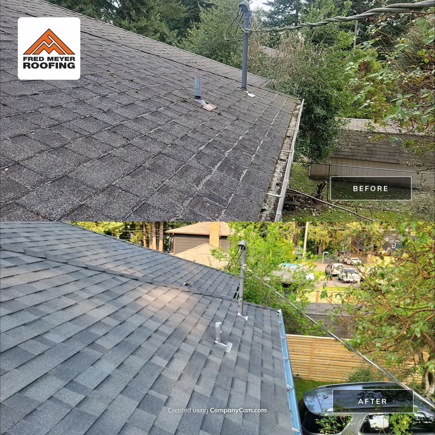 Roof Projedct in Burien by Fred Meyer Roofing