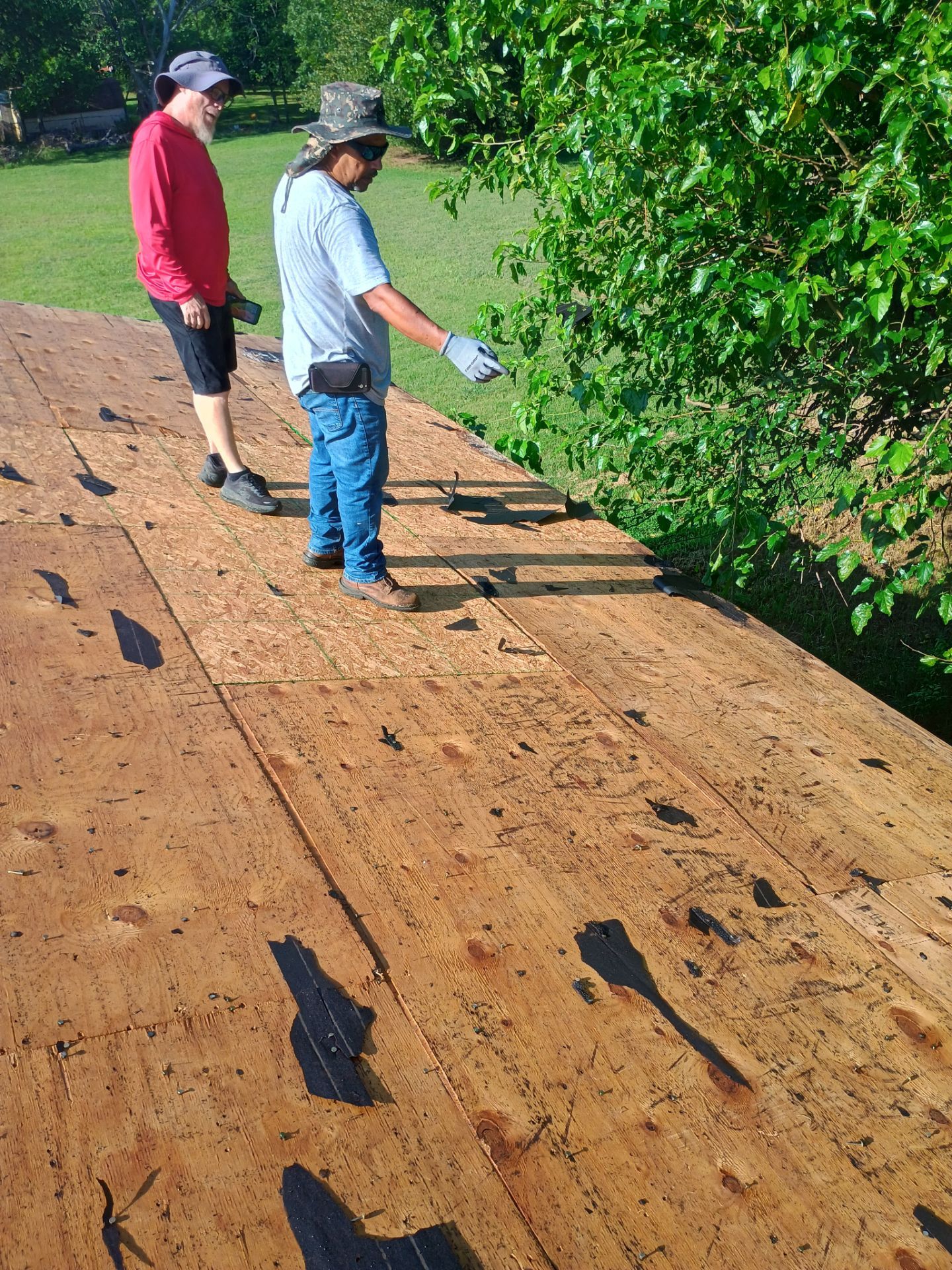 Storm Damage Restoration and Complete Roof Replacement in Pauls Valley by BANA Roofing and Solar Supply