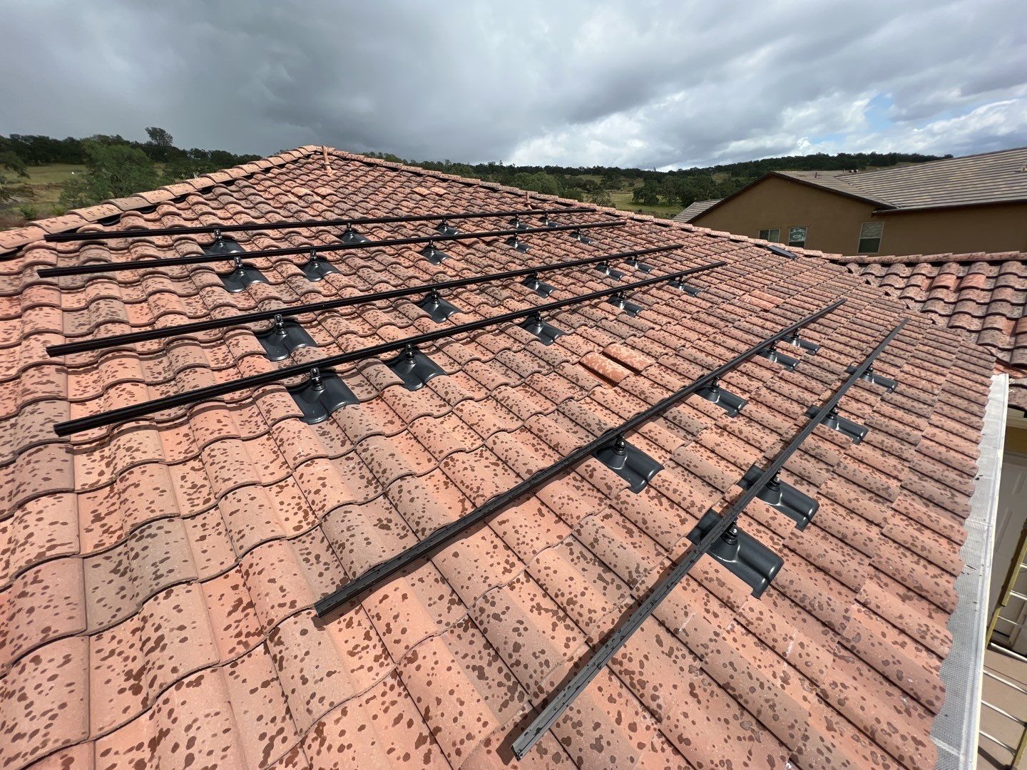 Solar Panel Installation using Solar Panels by Byers Enterprises 