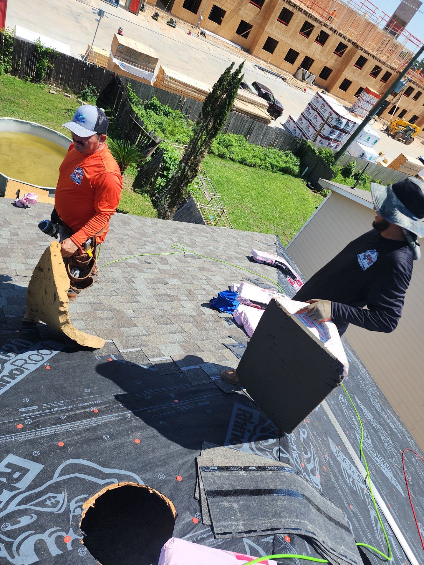 Residential Roofing Installation using Owen's Corning Duration (Lifetime) Shingles by Roof Repair Company