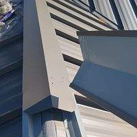 24ga 1.5" Mechanical Seam Champagne  by Total Roofing System The Metal Roof Experts