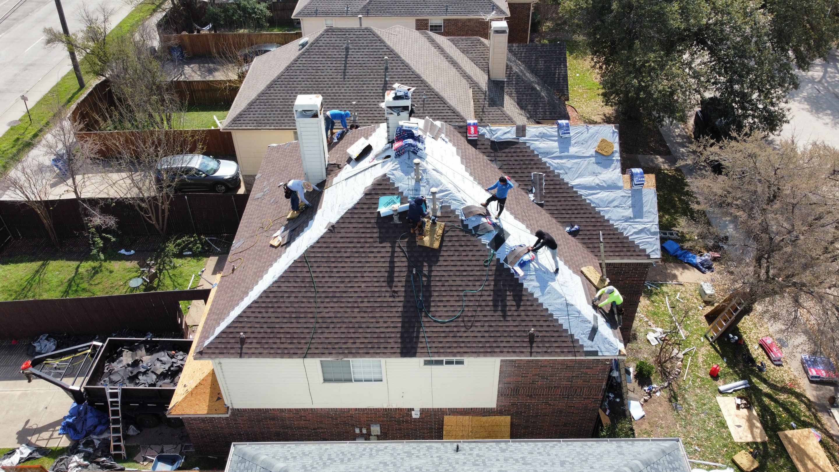Project in Dallas by Zeus Exteriors