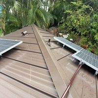 24ga 1" Nail-Strip Mansard Brown by Total Roofing System The Metal Roof Experts