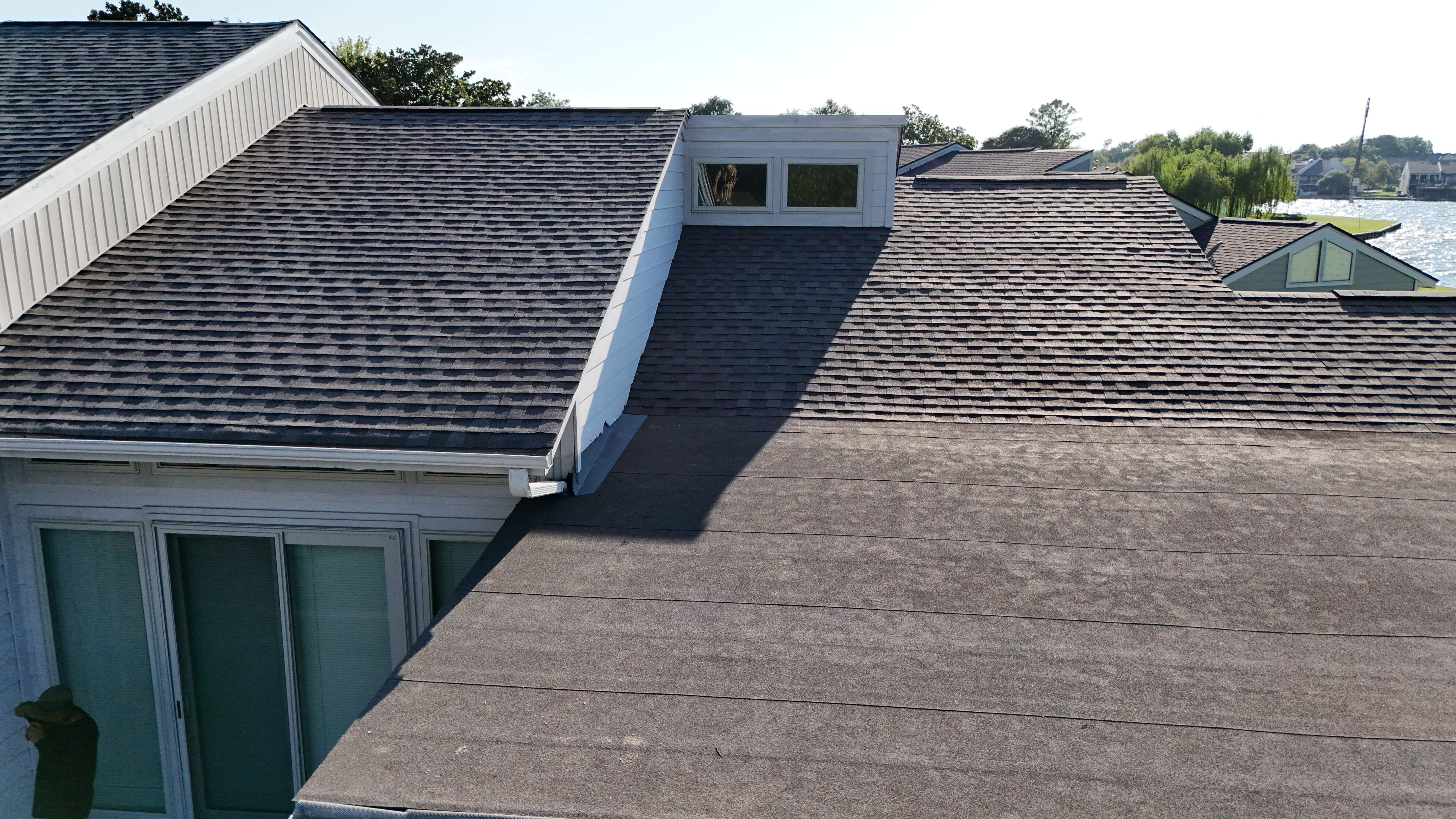 Waterfront Roof Replacement on Lake Conroe — Montgomery, TX by PL Roofing & SB Roofing, LLC.