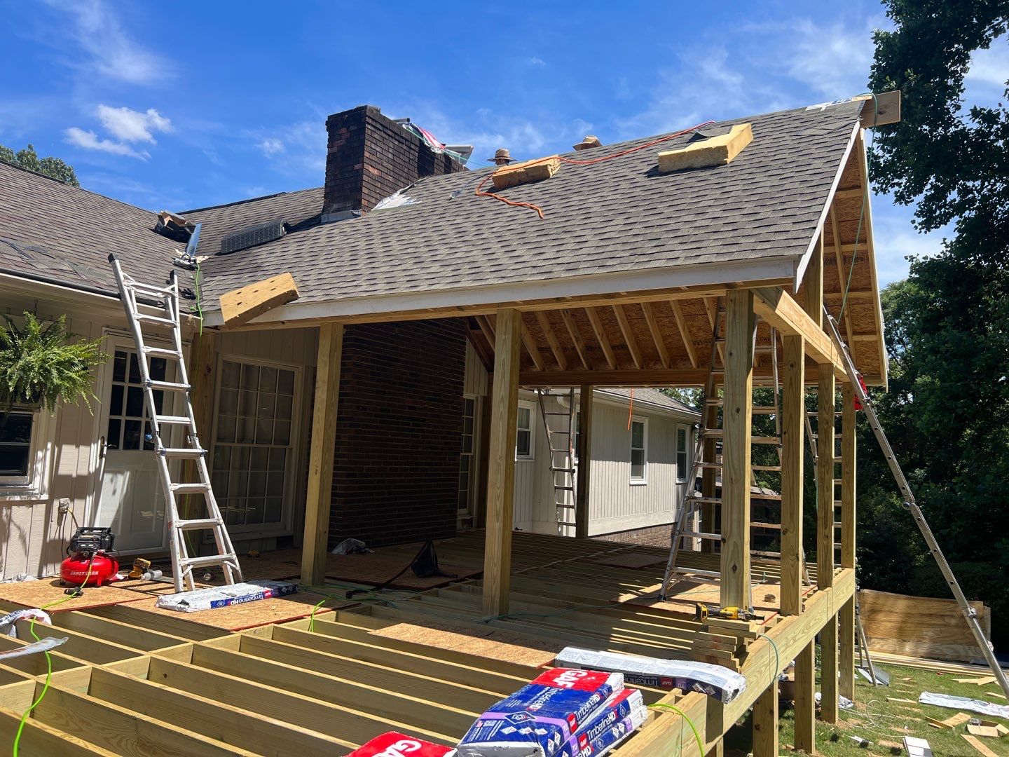 Burntleaf - Screen Porch by Pillar and Pine