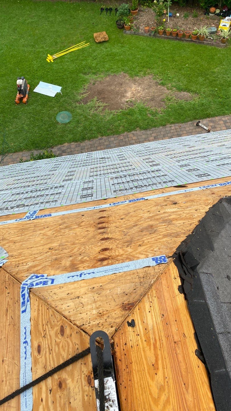 Residential Roofing Repair using Roof Replacement by American Roofing & Construction LLC