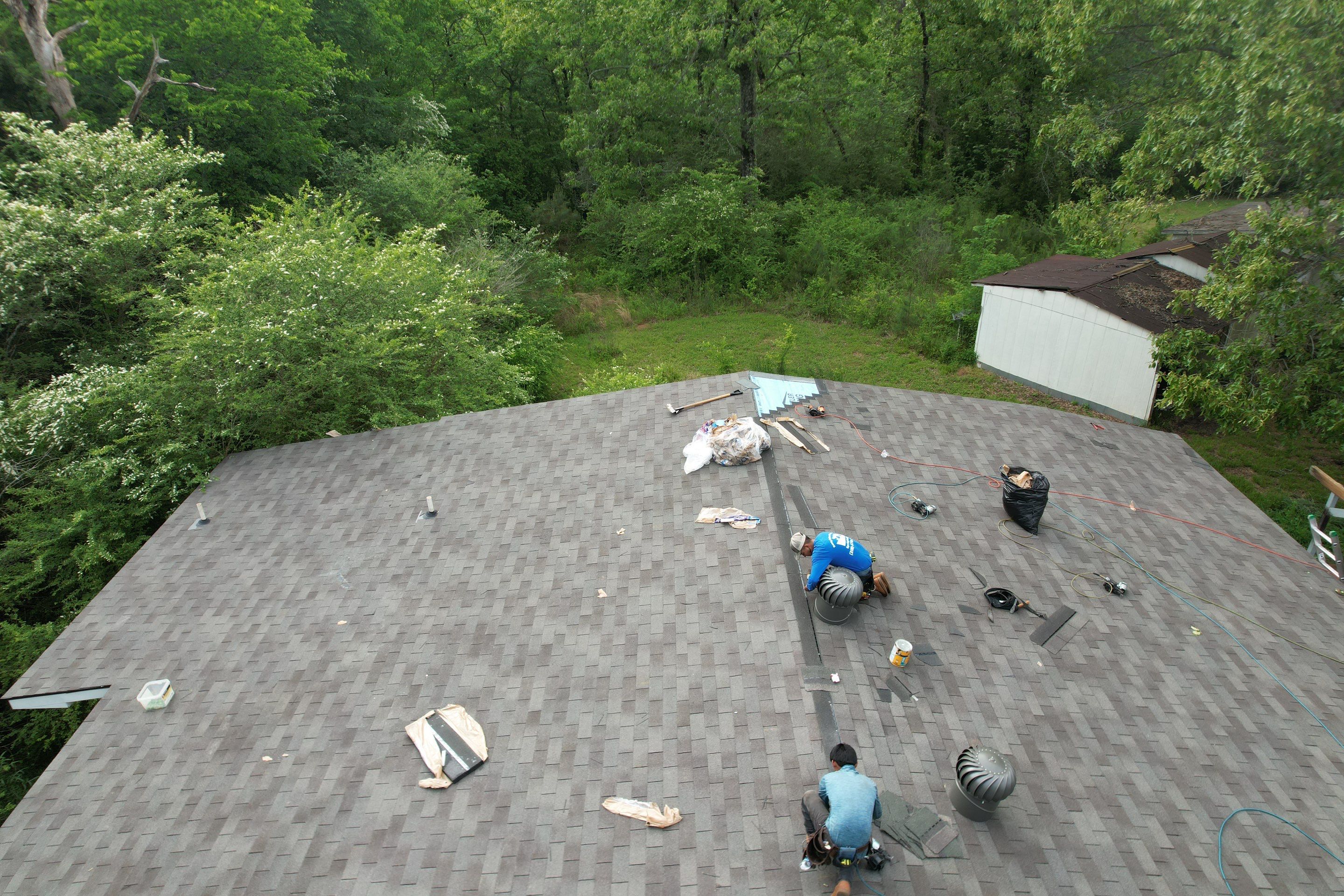 Residential Shingle Reroof using CertainTeed XT25 by Hostetler Roofing