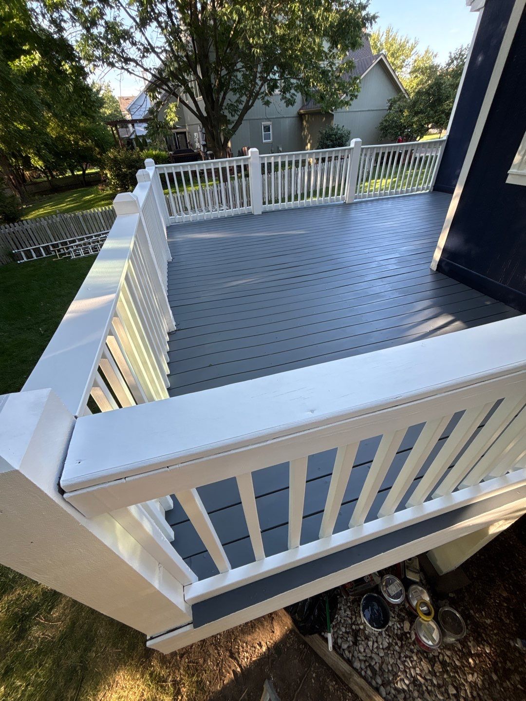 Exterior Painting and Extensive Wood Rot Repair in Overland Park by Cougar Painting