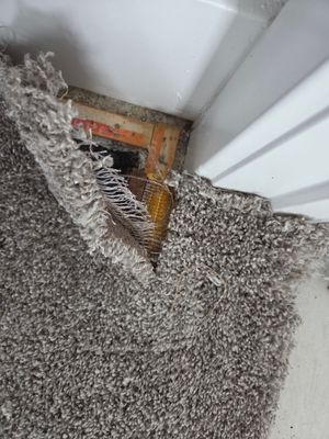 Repairing Frayed, Damaged Carpet