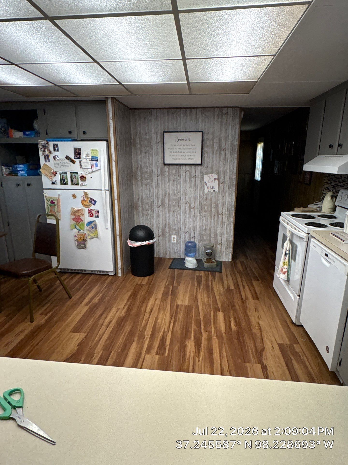 Kitchen Renovation with Gray Cabinets and Mosaic Backsplash in Attica by CompanyCam Sales Demo