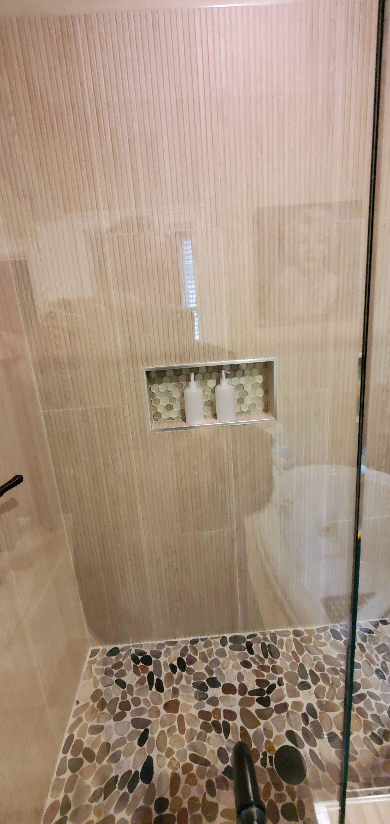 Shower restoration in Loganville by Baxter Professional LLC