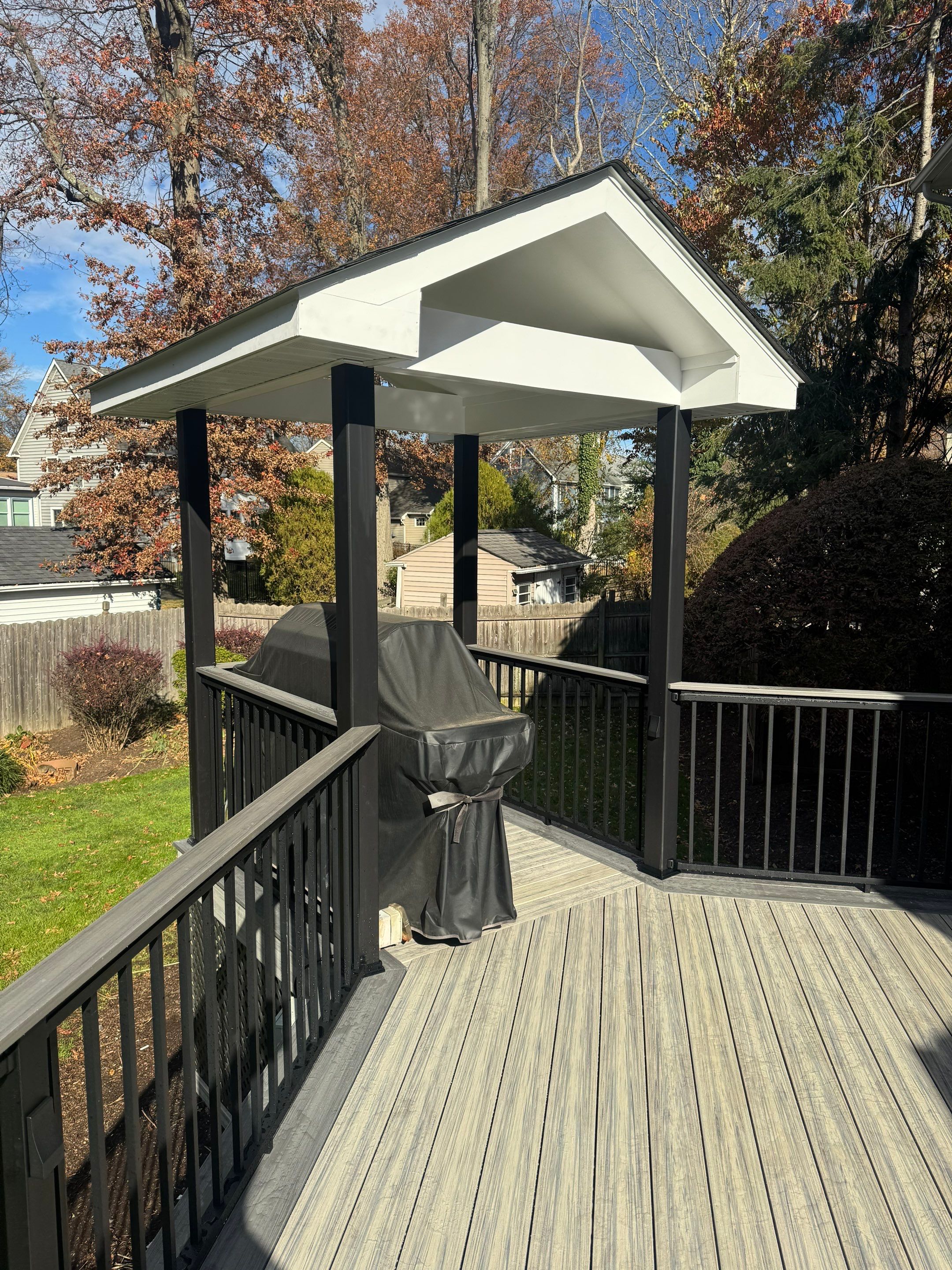 Deck Resurface and New A-Frame Roofing by deck guardian