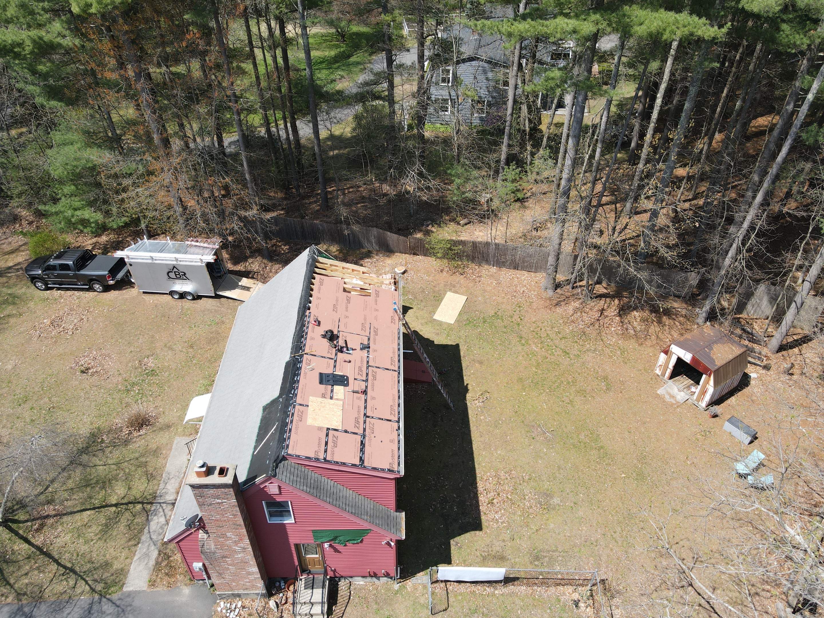 Tree Damage/Roof Repair by Chagnon Building & Remodeling LLC