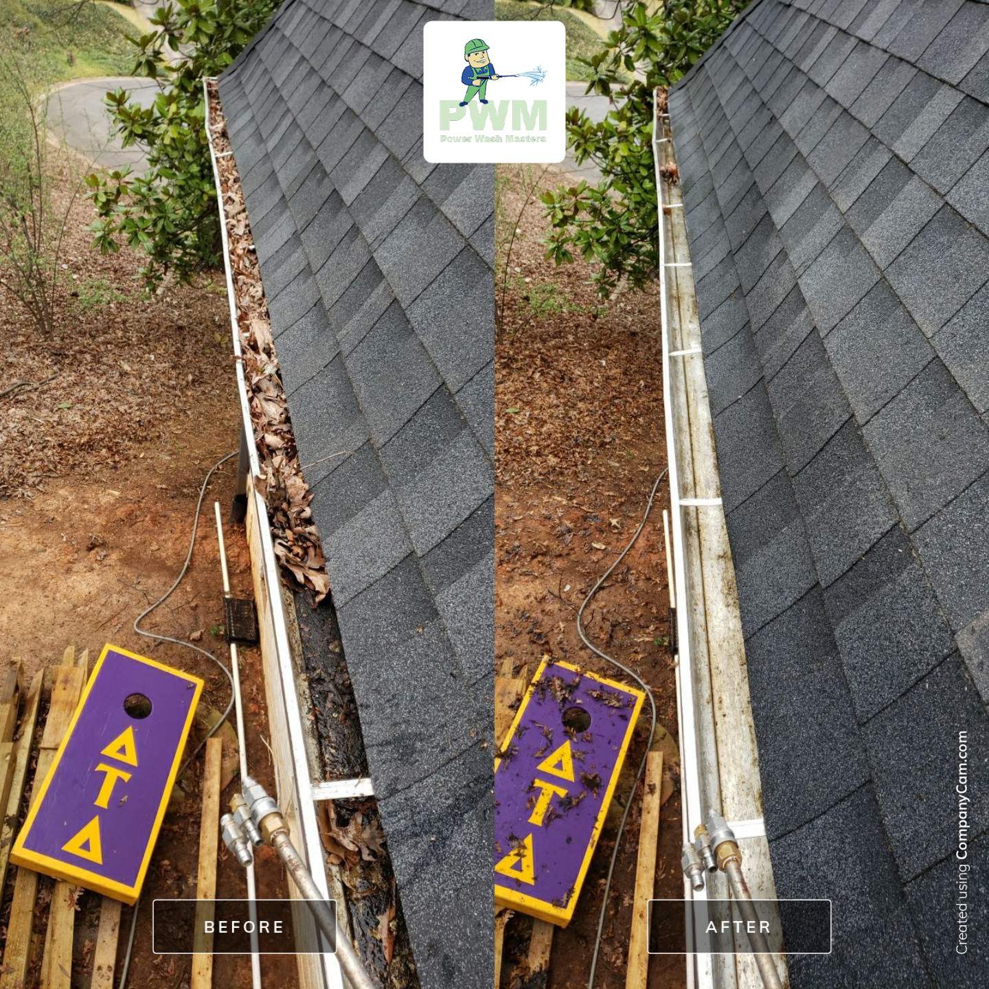 House Wash using cleaner by Power Wash Masters LLC