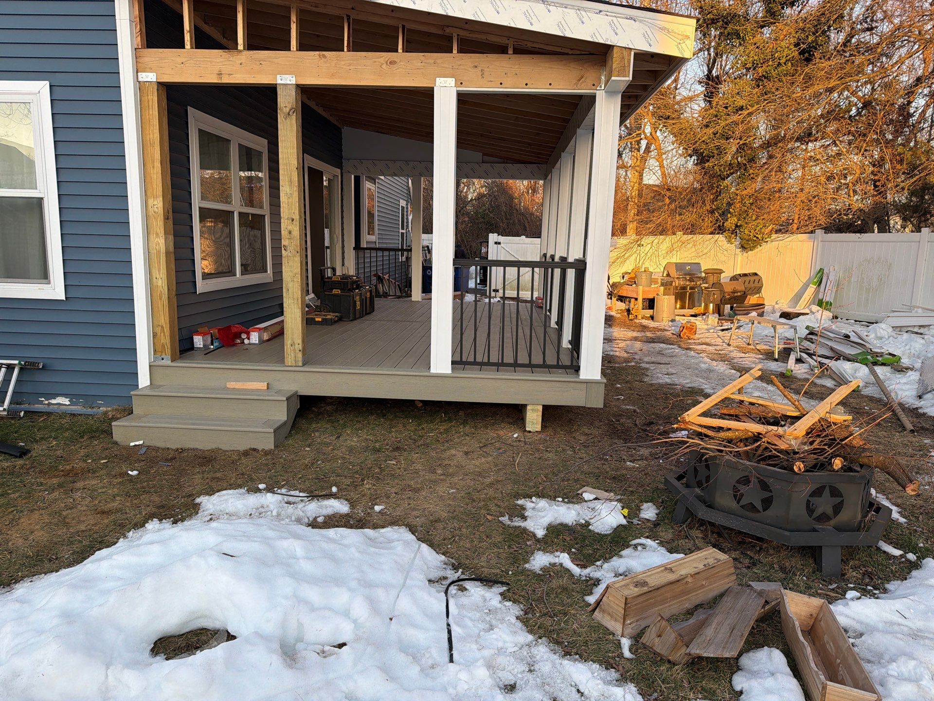 New Deck Porch In Keport by deck guardian