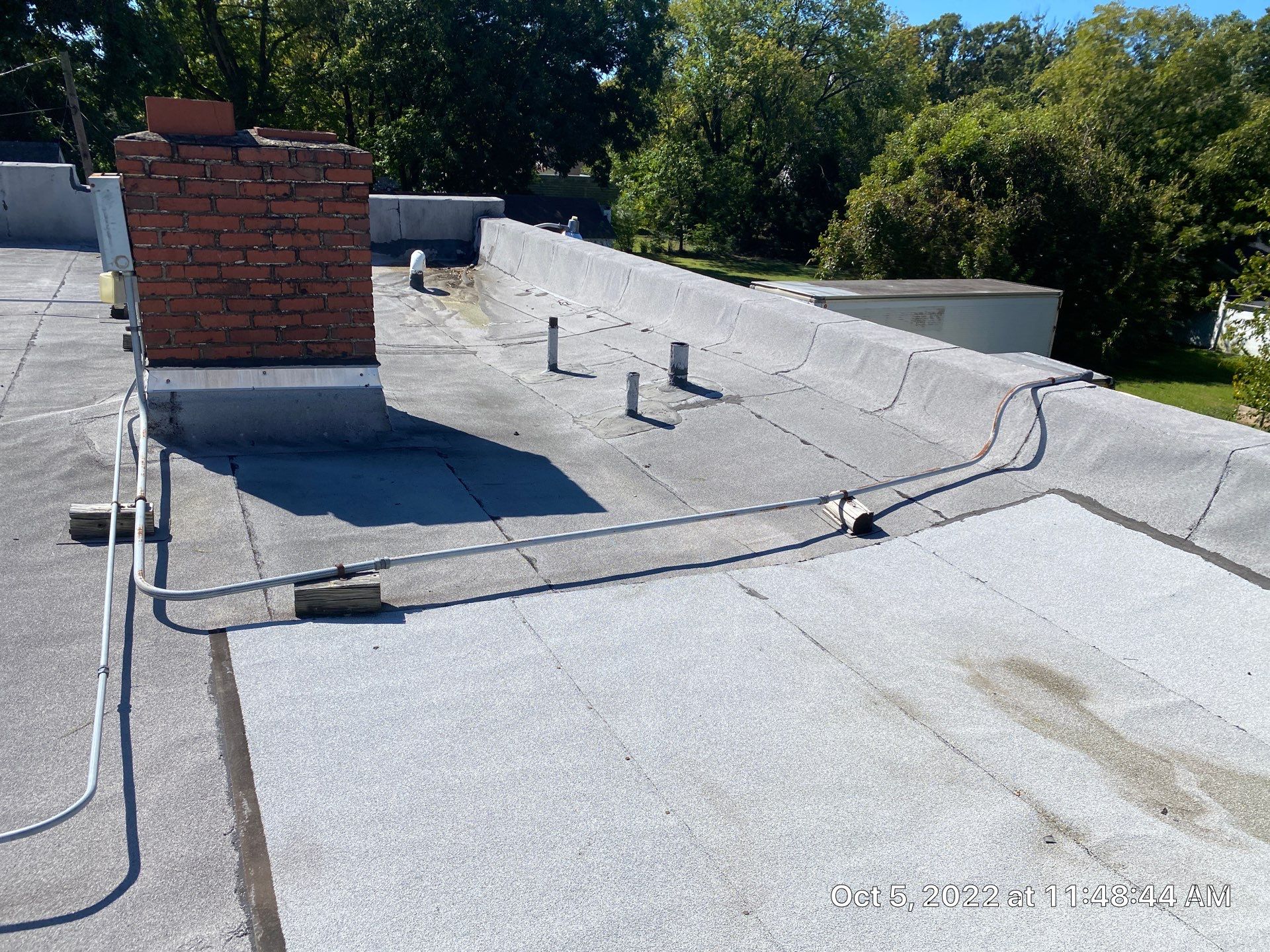 Commercial Roof Restored by Just In Time Roofing and Restoration