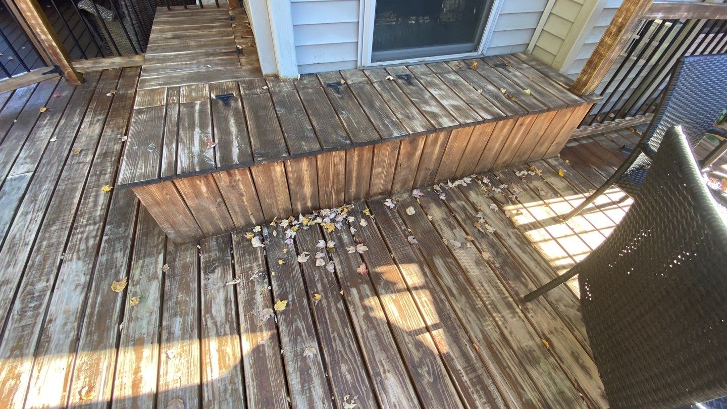 Weathered Deck using Wood Sealant by DuraSeal