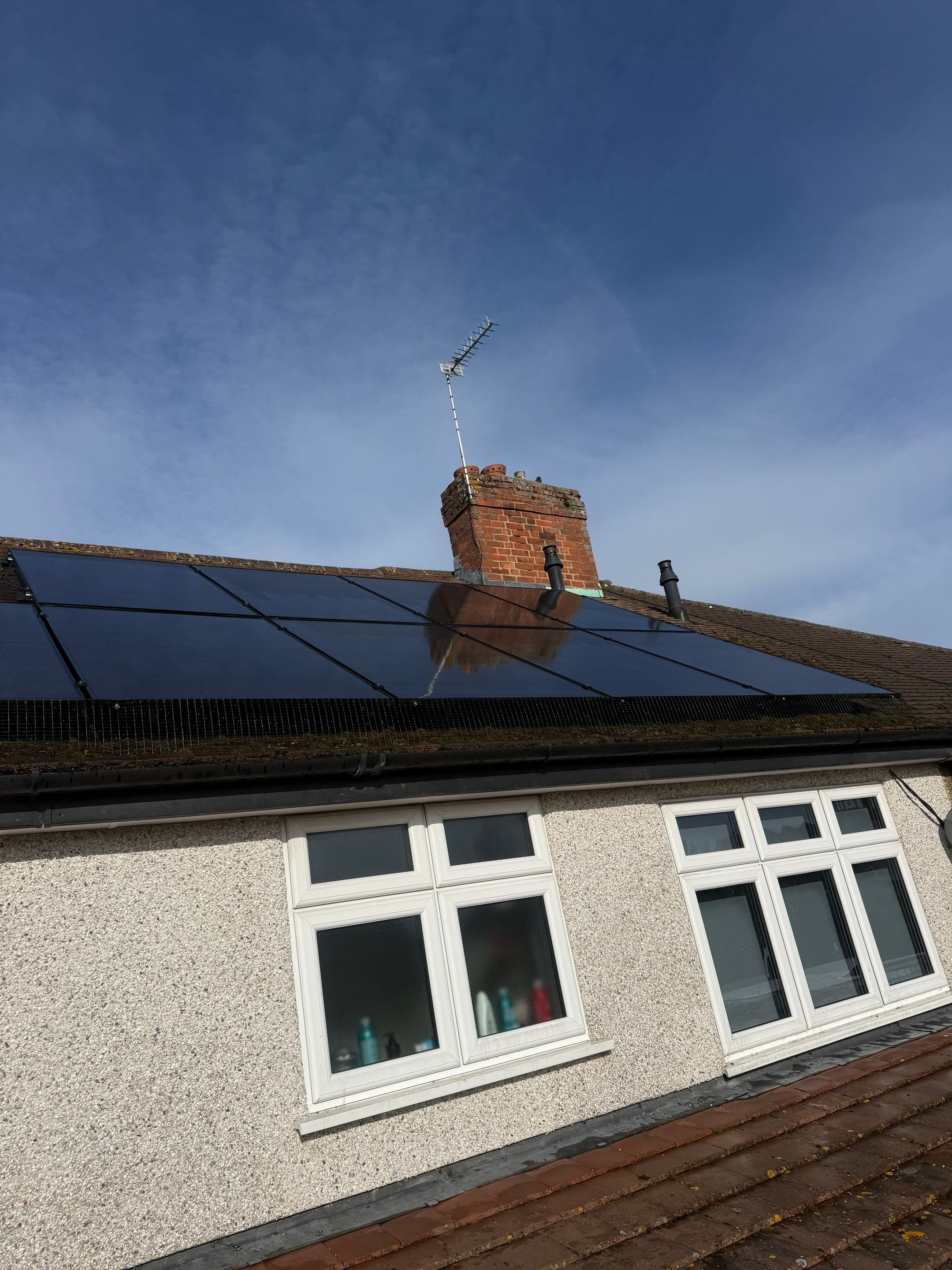 Solar Panel Cleaning Chessington by Ges Exterior Cleaning ltd