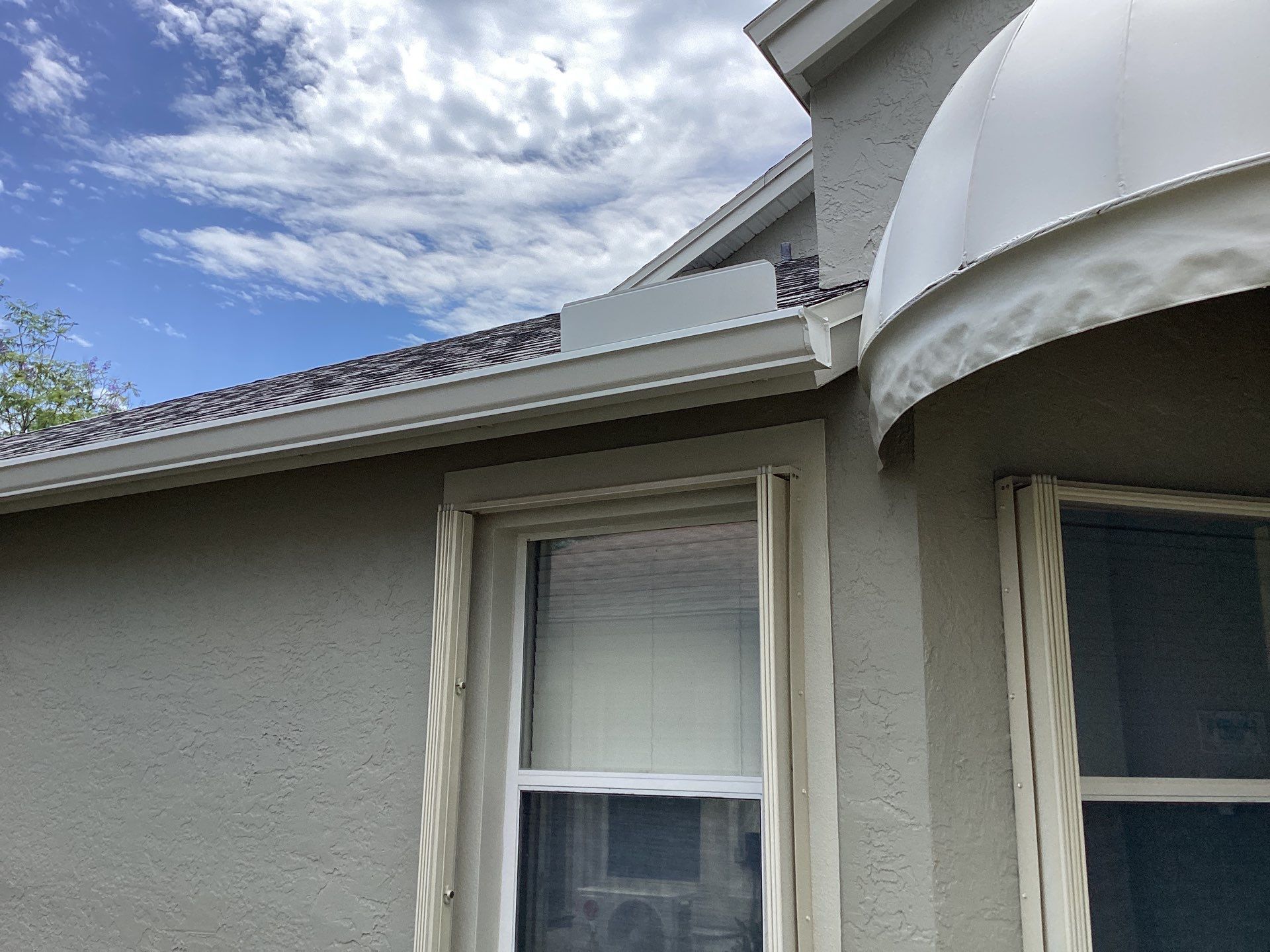 Gutter Installation Project in Estero FL by Gutter Professors