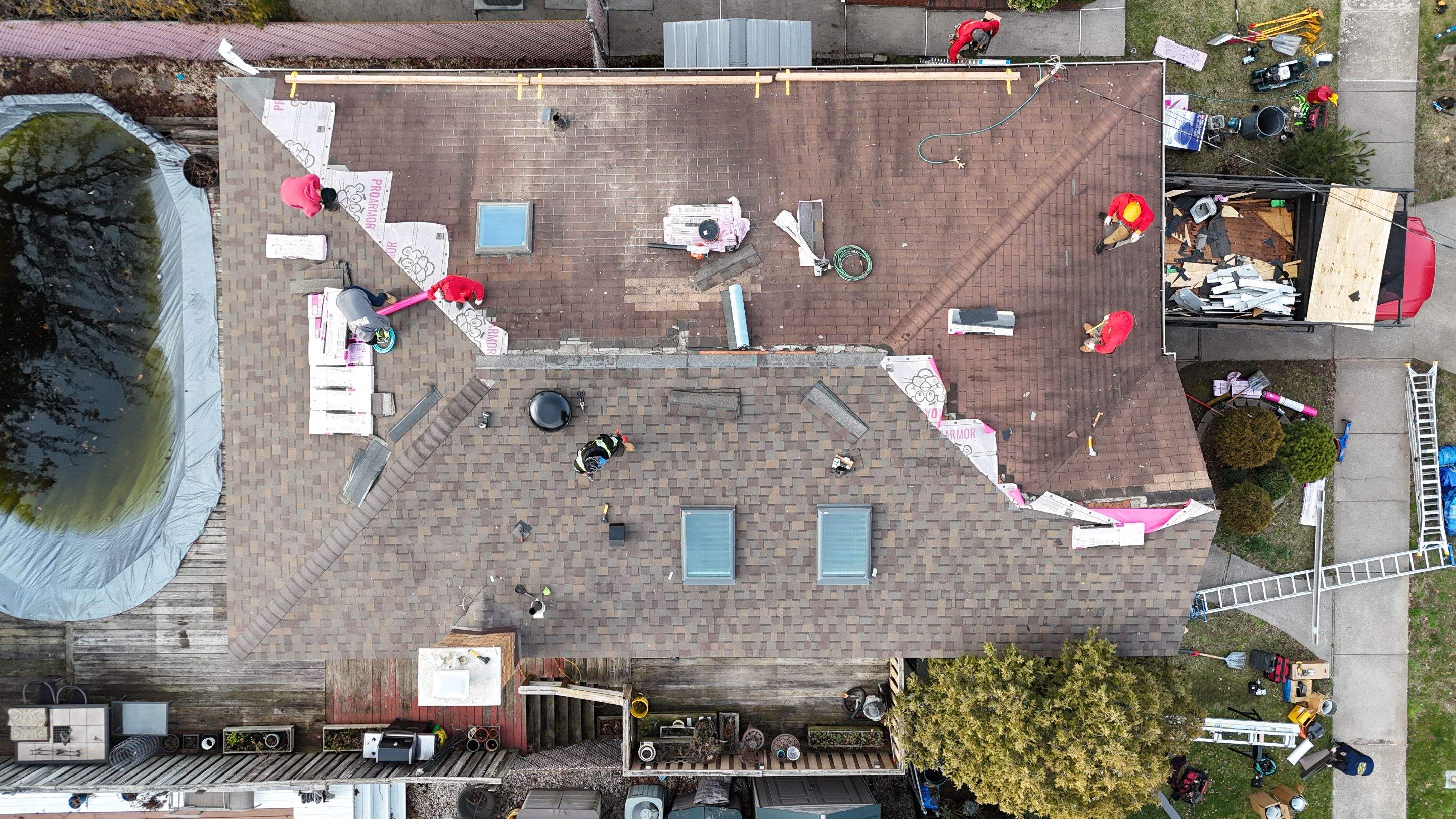 Roof Project in Staten Island, NY. by All State Home Improvement Inc.