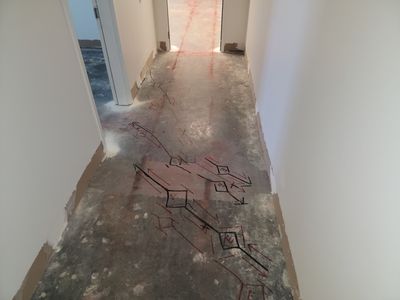 Concrete Scanning for new sewer line install