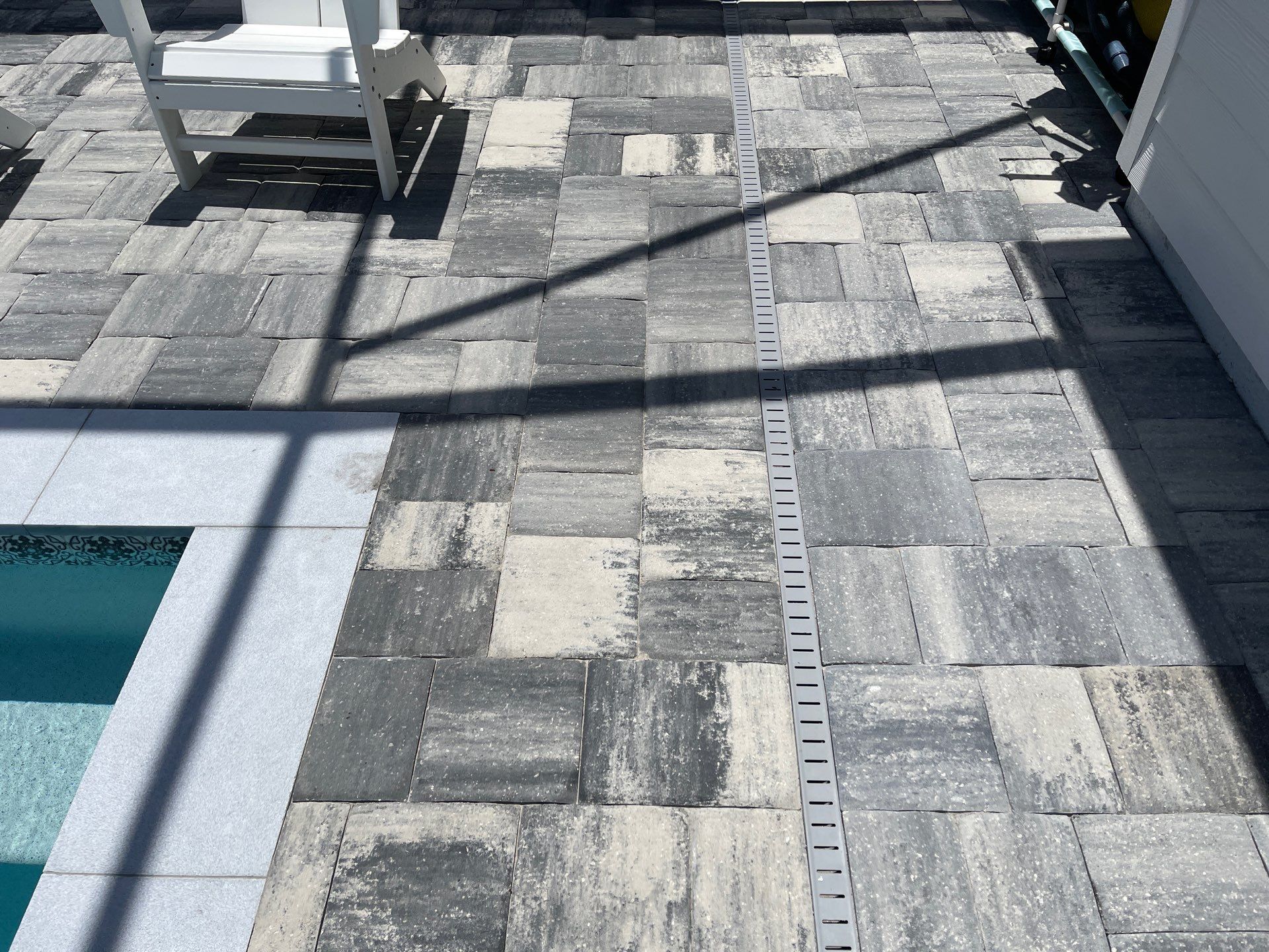 Pool Pavers using PolySand and TopSeal by DuraSeal