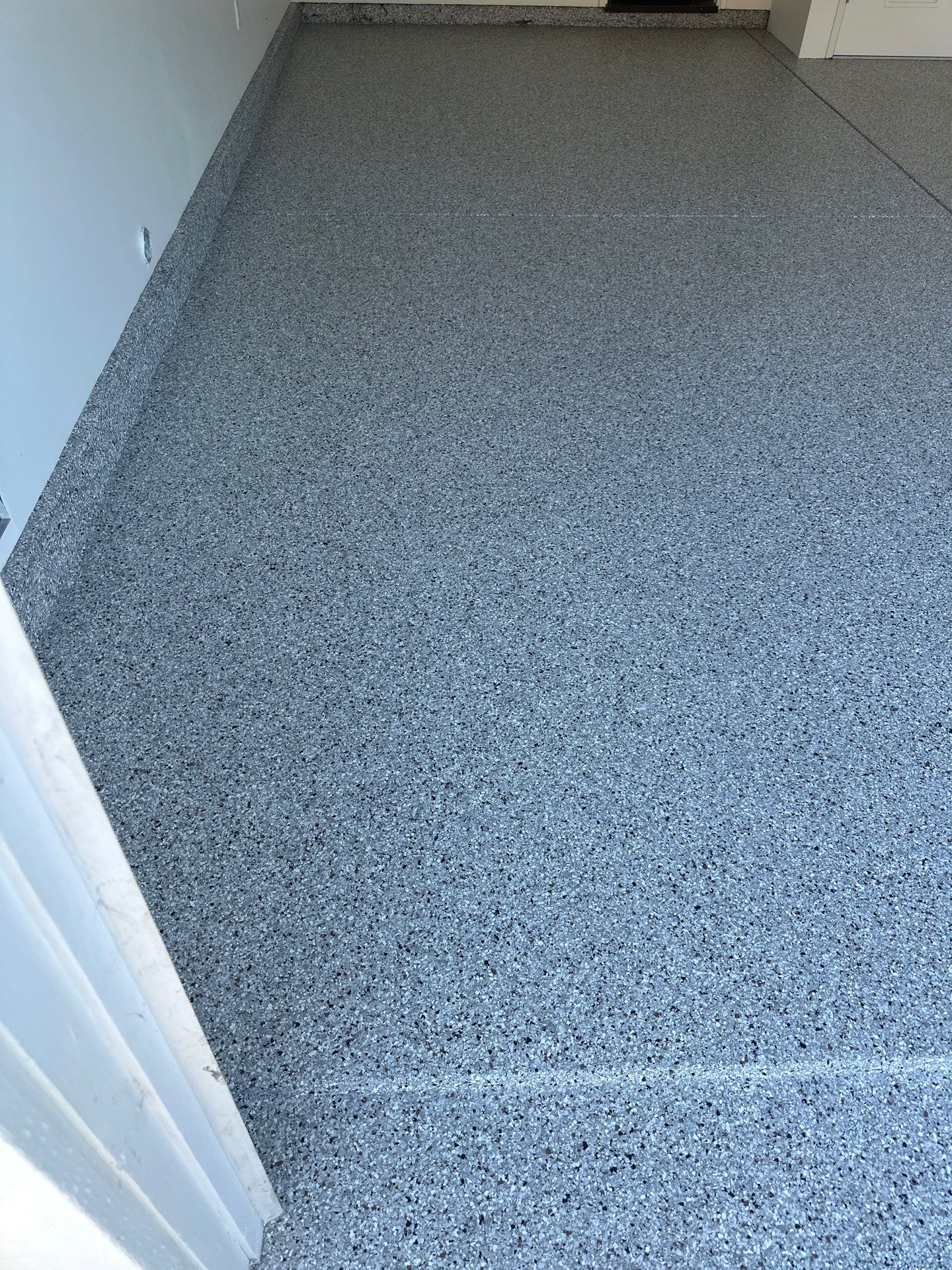 San Luis Obispo Garage Floor Polyurea Coating with Coyote Chips