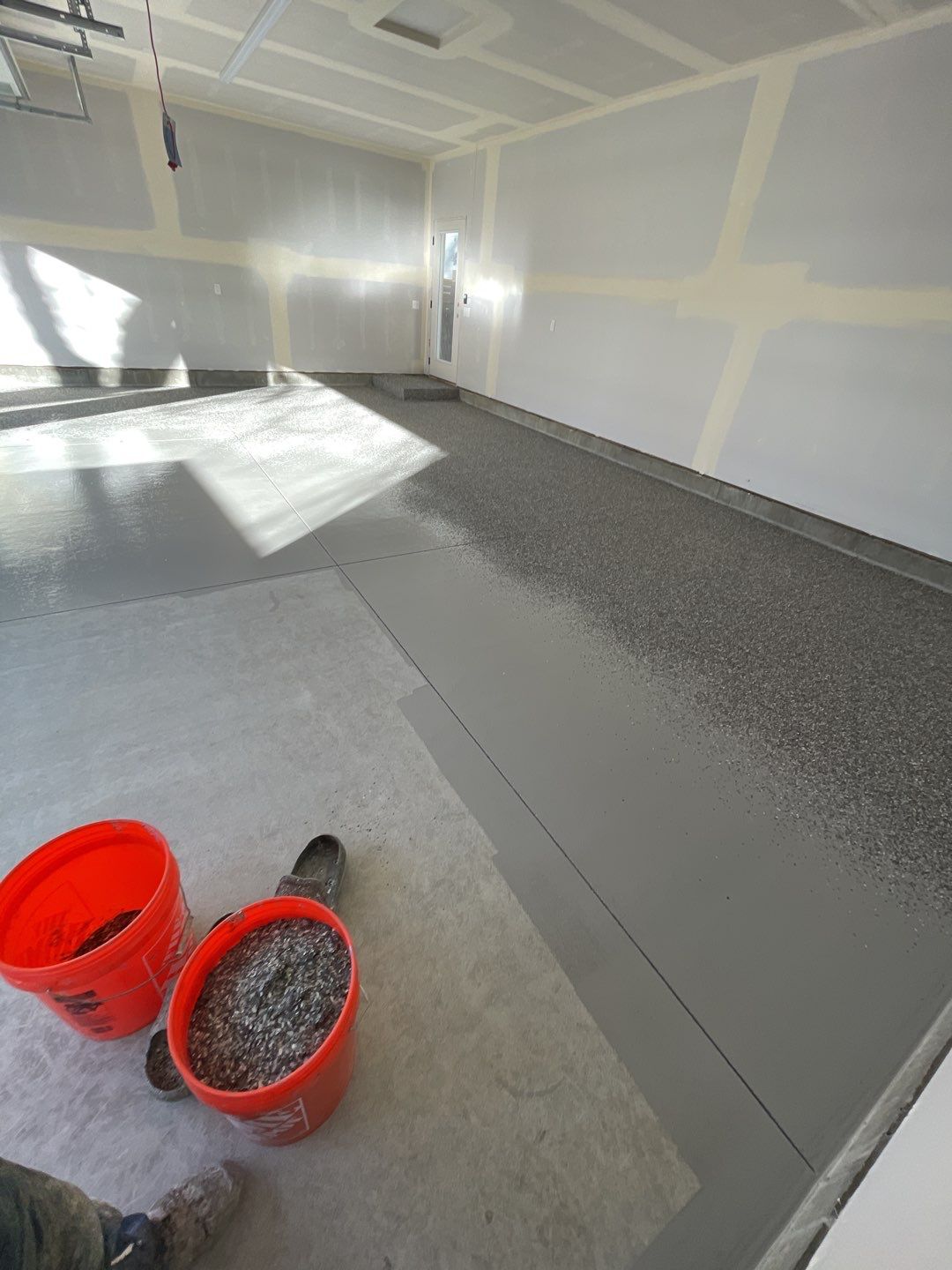 Garage Transformation using Silver Creek by Croc Coatings, LLC