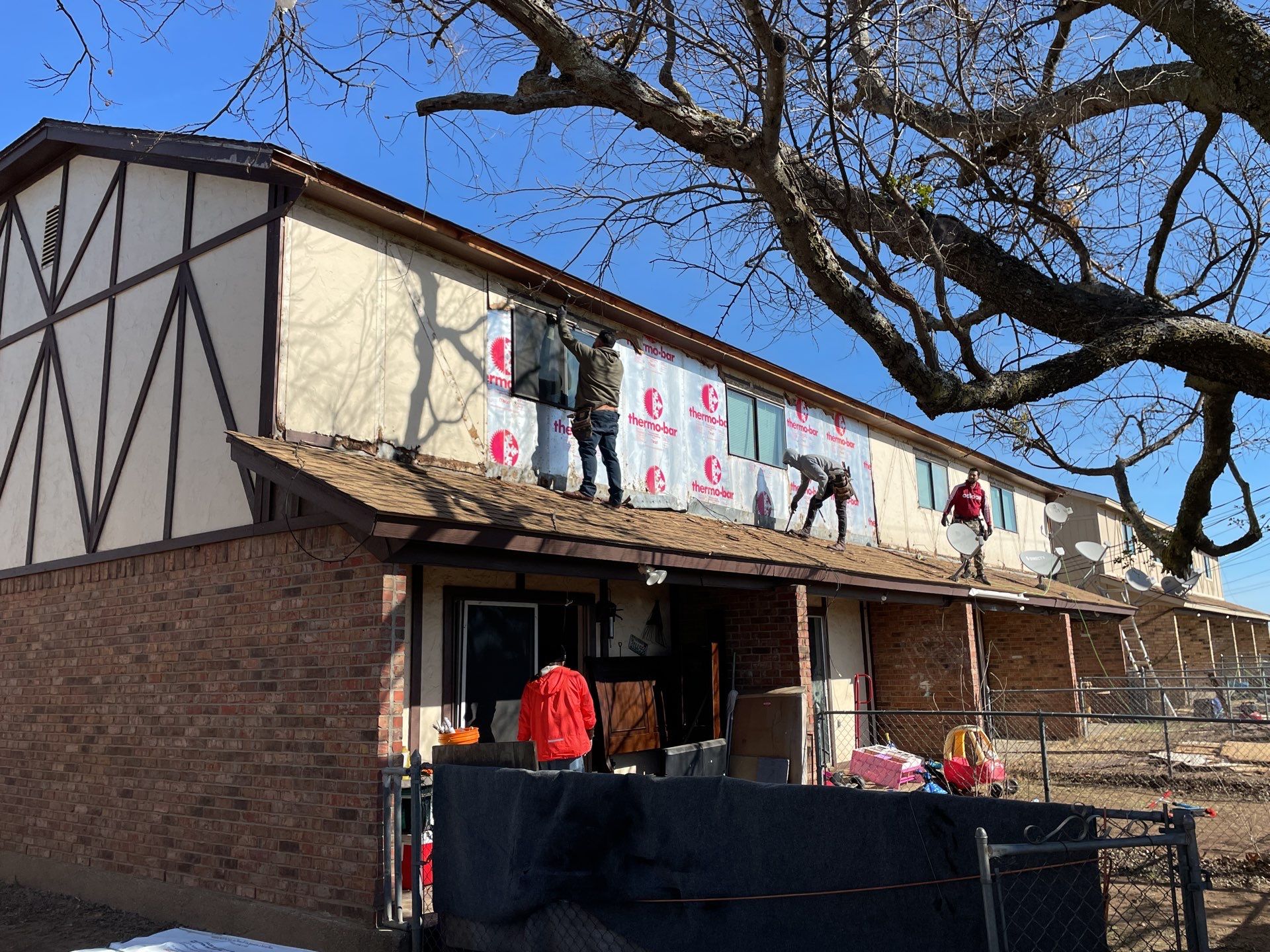 Exterior Repair using Various Exterior Products by Harvey Roofing & Construction