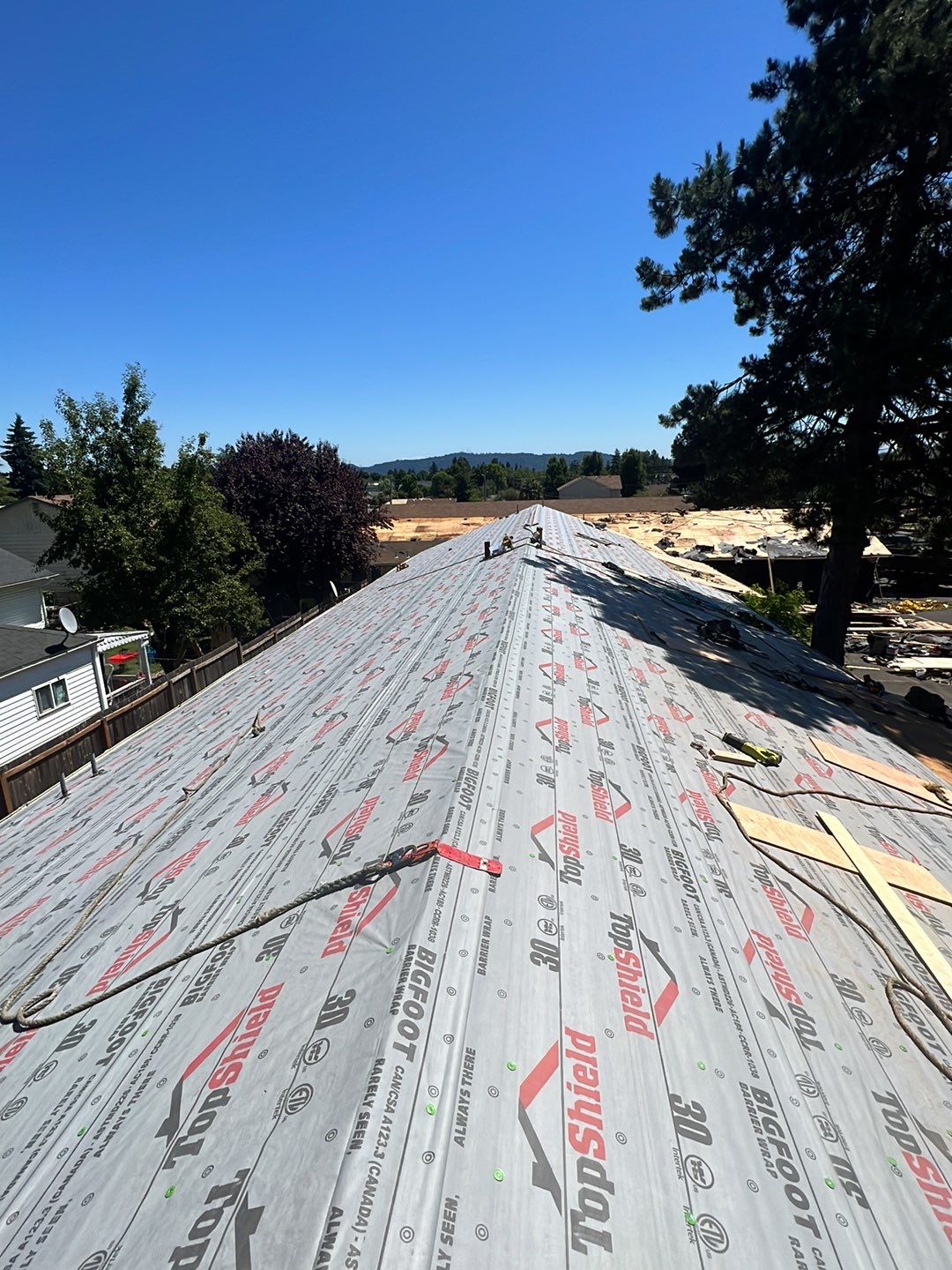 Residential Roofing Installation using IKO Dynasty (Color: Brownstone) by Orezona Building & Roofing Company, Inc.
