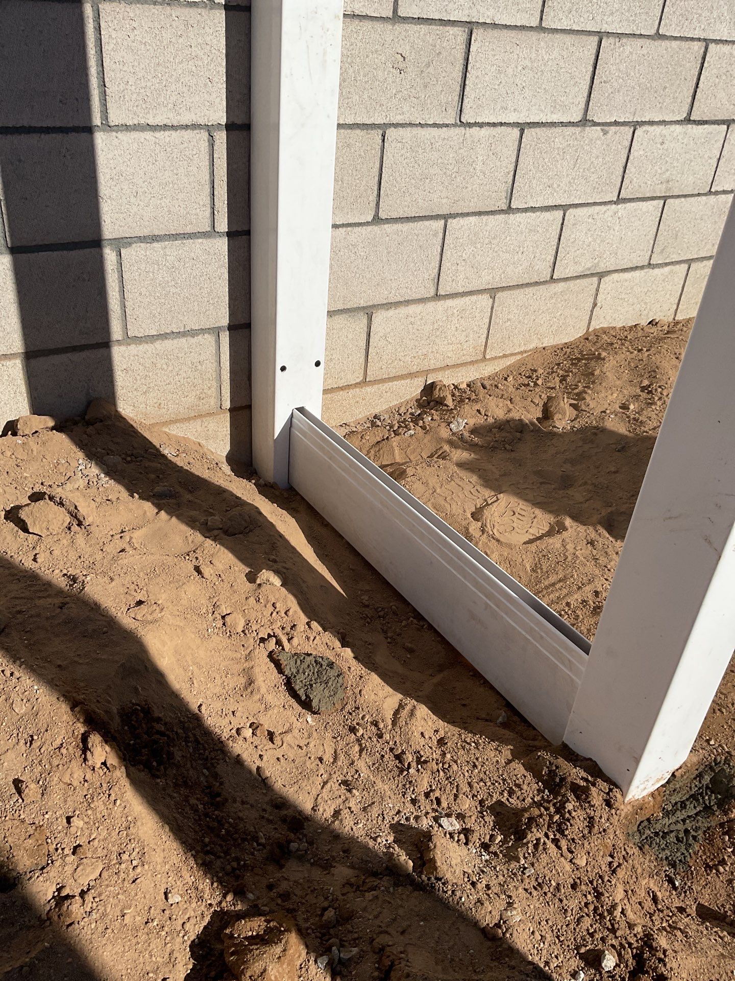 Fence Installation using Vinyl by Fence Guys Inc. 