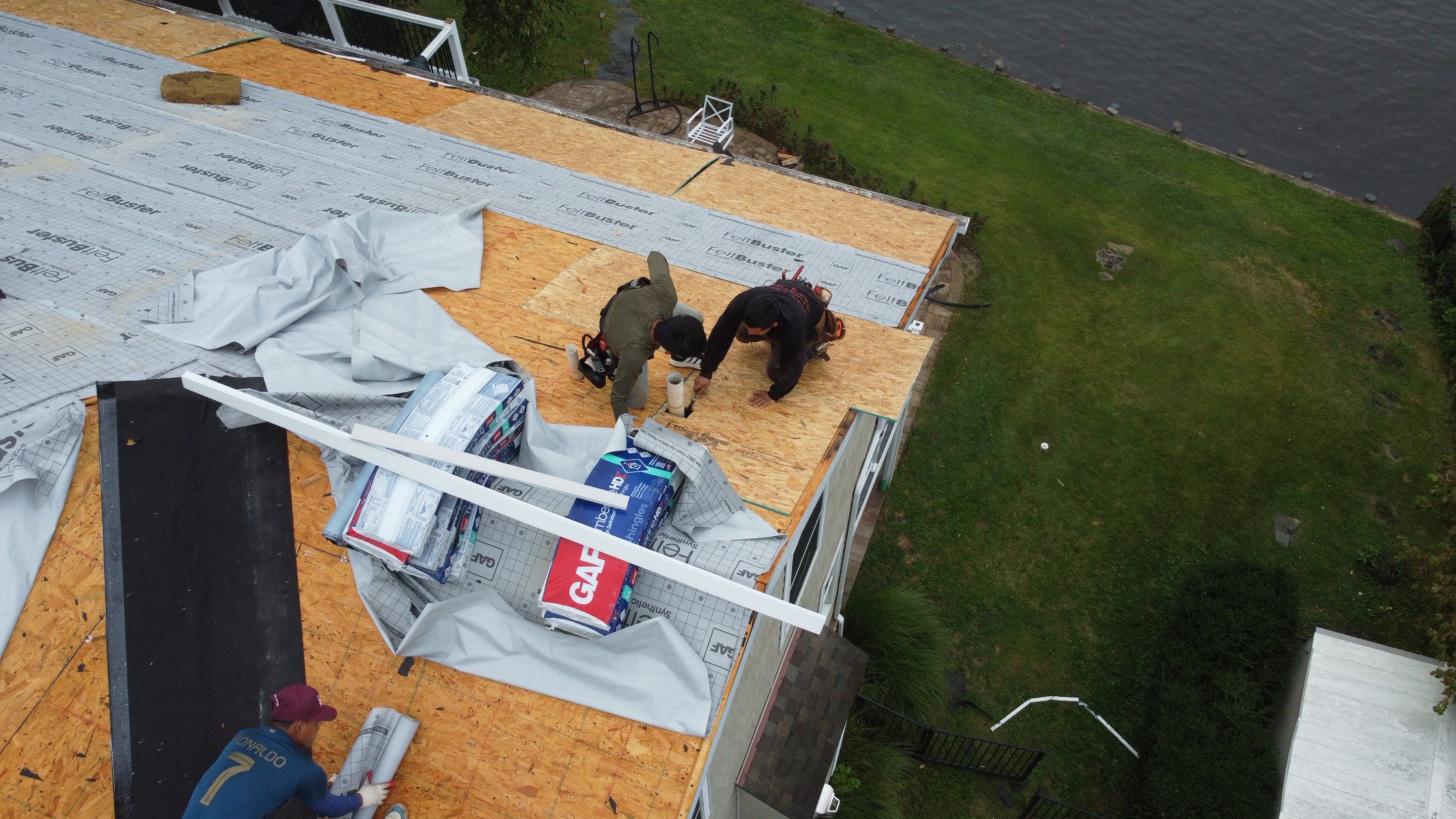 Residential Roofing Installation using GAF Timberline HDZ by Matter Roofing & Construction