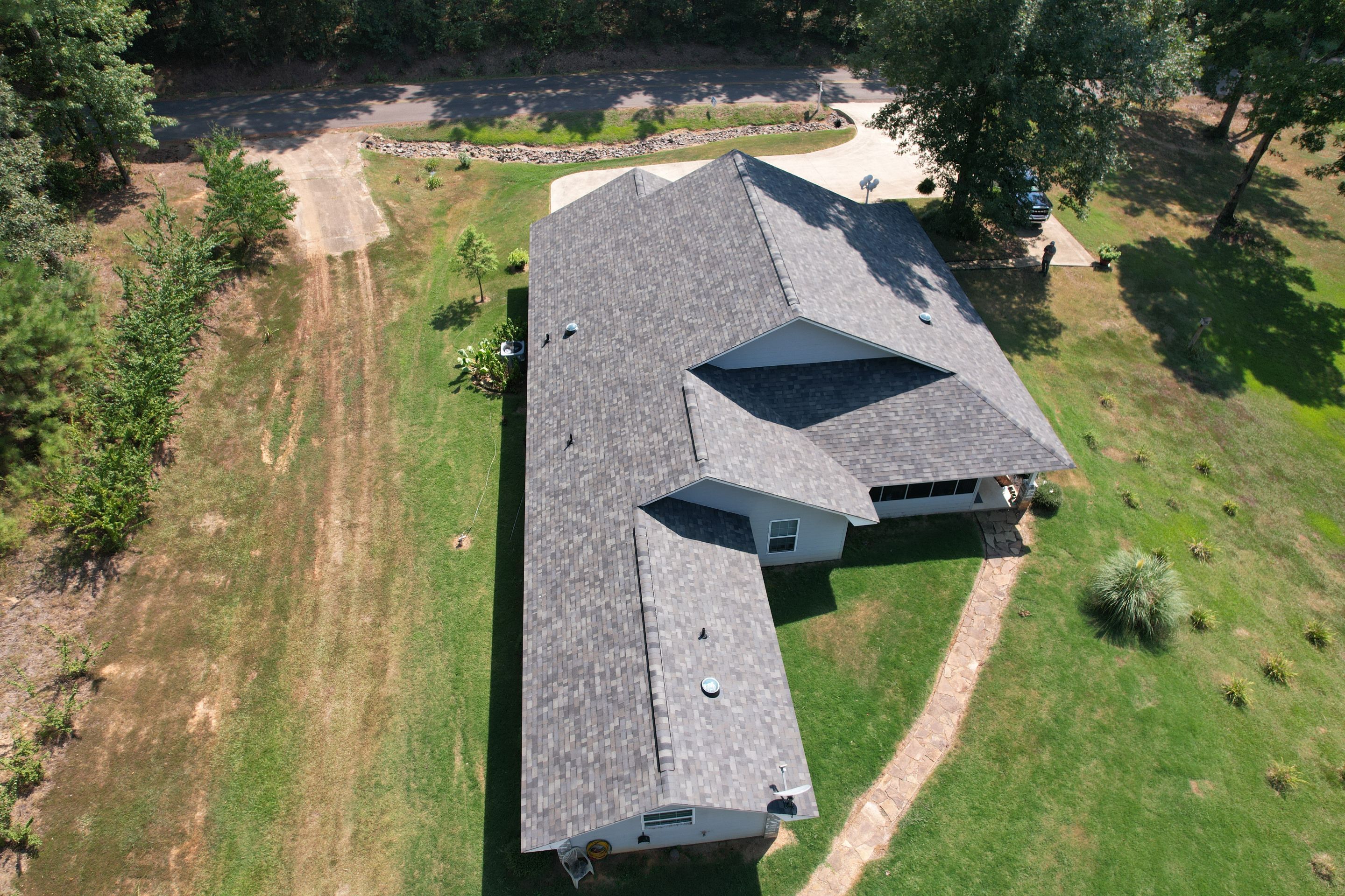 Storm Restoration Reroof: 40 Year Impact Rated Architectural Shingle by Hostetler Roofing