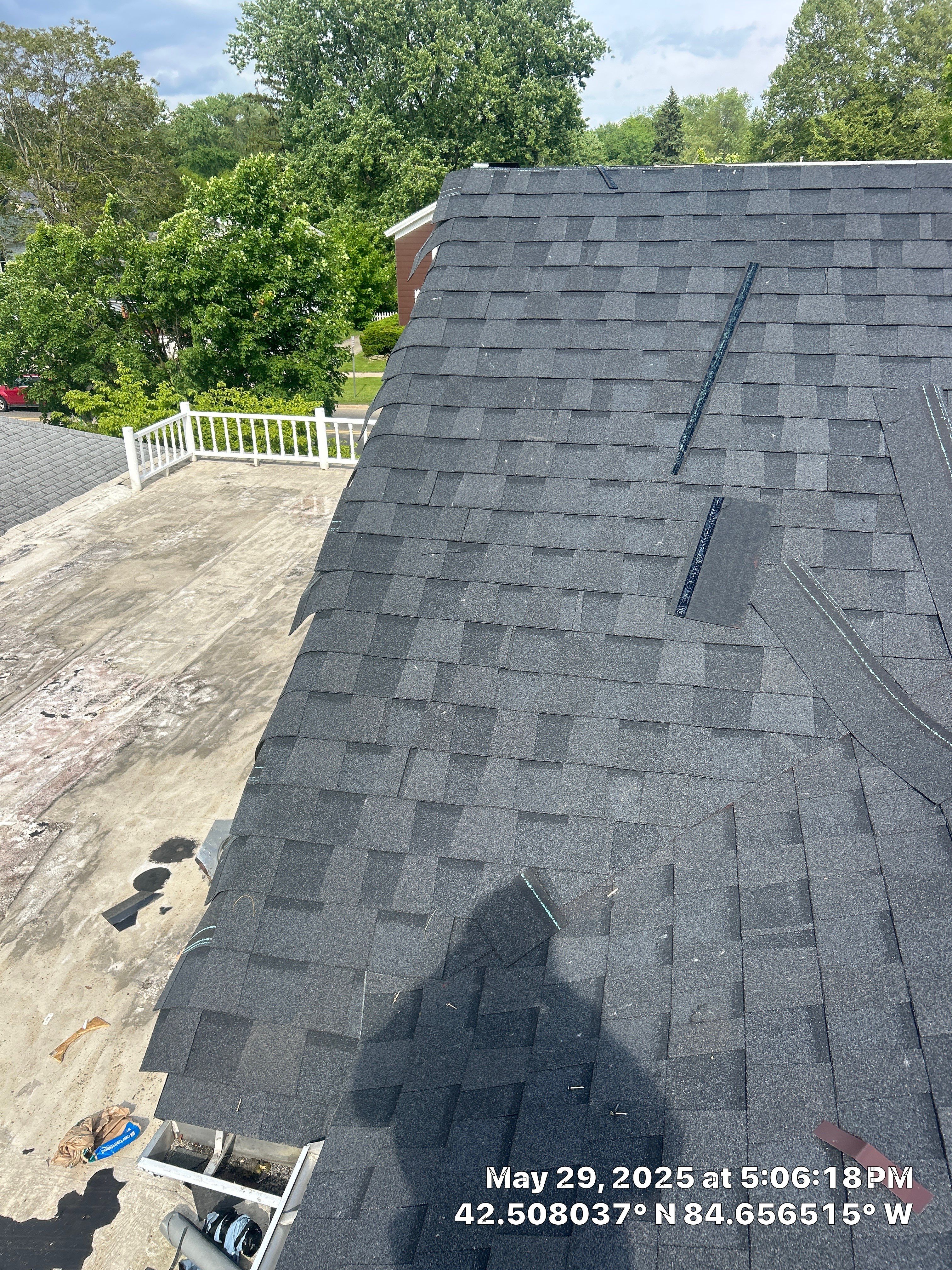 Commercial Flat and Shingled Roof Project by 42 North Construction, LLC.