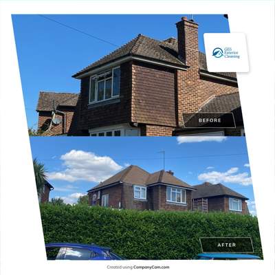 Roof Clean  - Moss Removal - Gutter Clean using Honda 15lpm Low Pressure Washing Machine