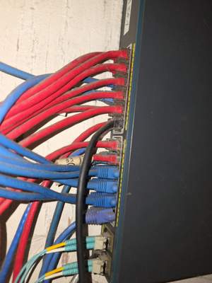 Structured cabling installation by CimaSolutions