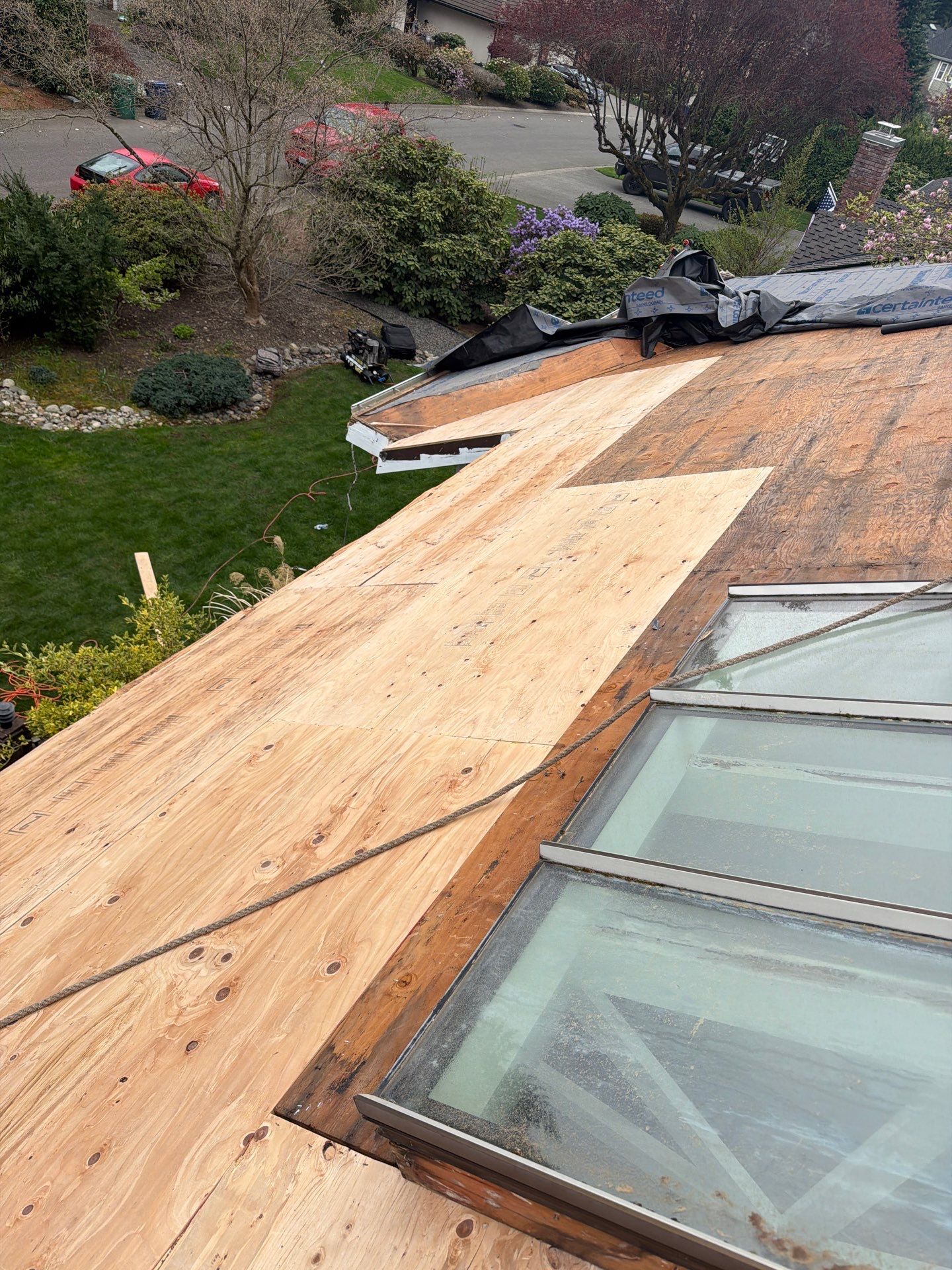 Residential Roofing Installation using GAF UHDZ Shingles by Roofing Formula LLC