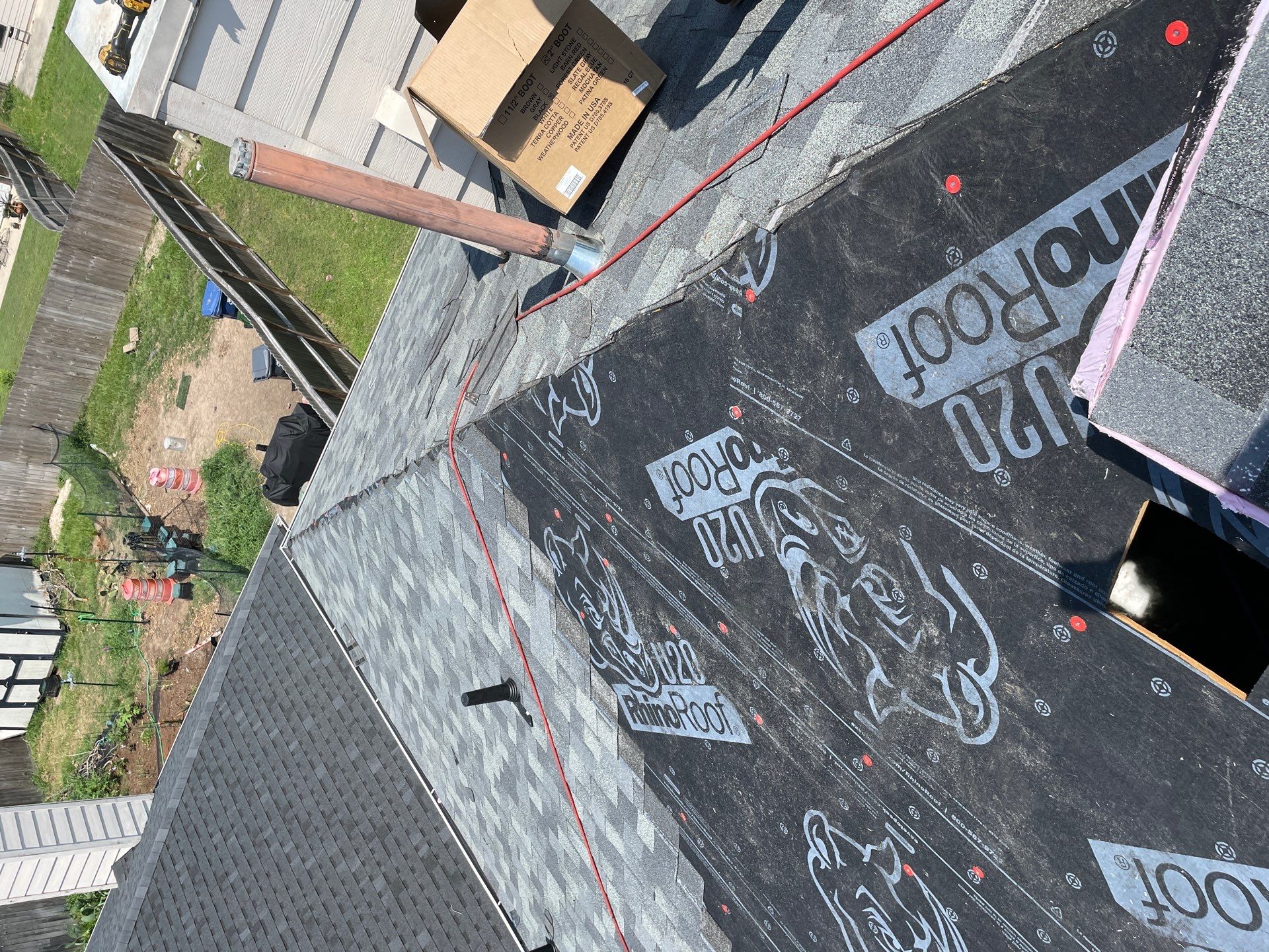 Residential Roofing Installation using Owen's Corning Duration (Lifetime) Shingles by Roof Repair Company