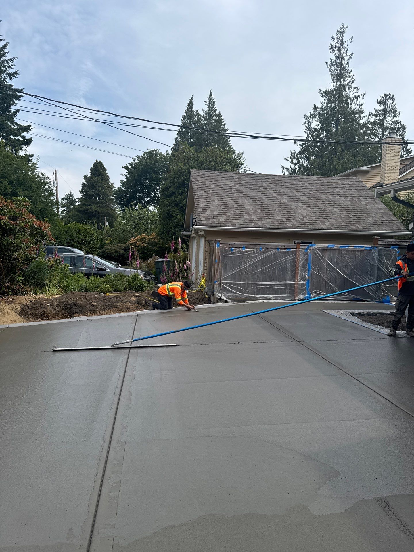 Concrete Driveway Makeover | Edmonds  by Jireh Asphalt & Concrete Inc 