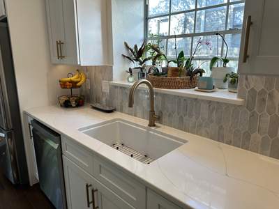 Churchill Estates Kitchen Remodel | Bright White Kitchen in San Antonio