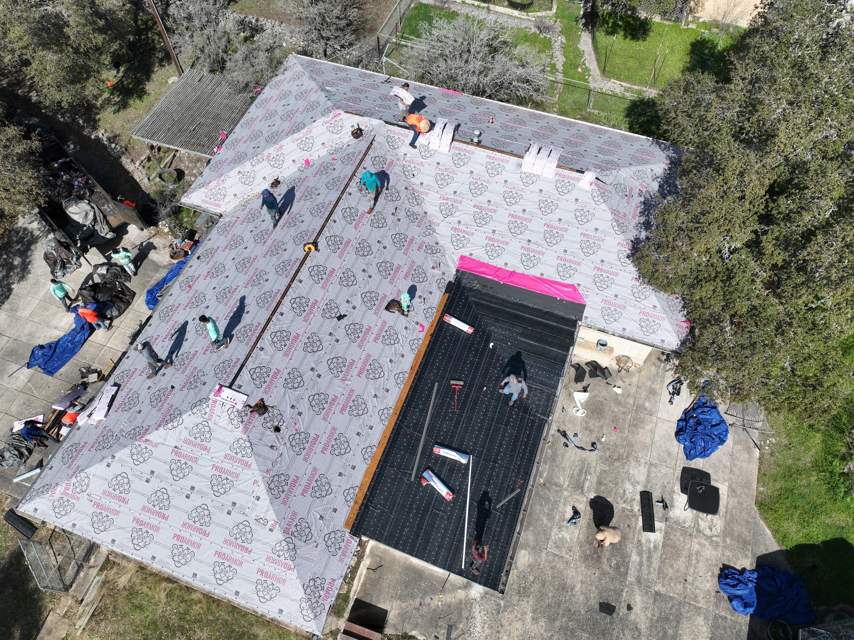 Residential Roofing Installation using Owens Corning 30 year Architectural Shingles by Premier Roofing and Contracting