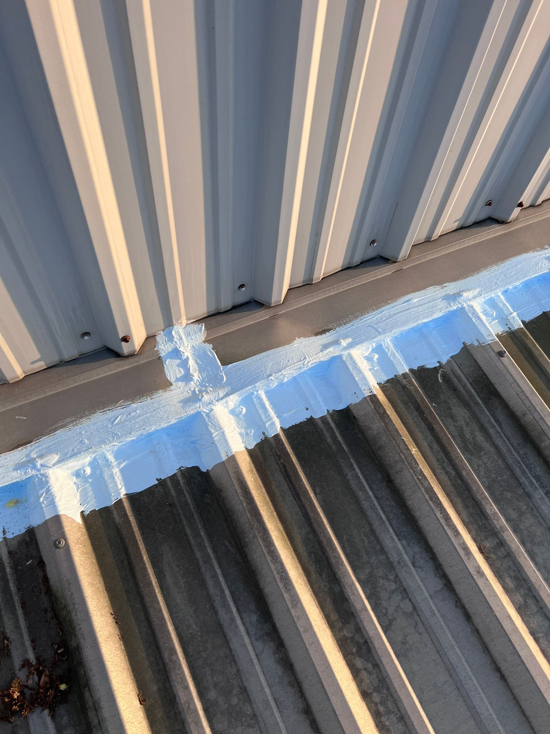Hail Damage using Metal by Roof Repair Company
