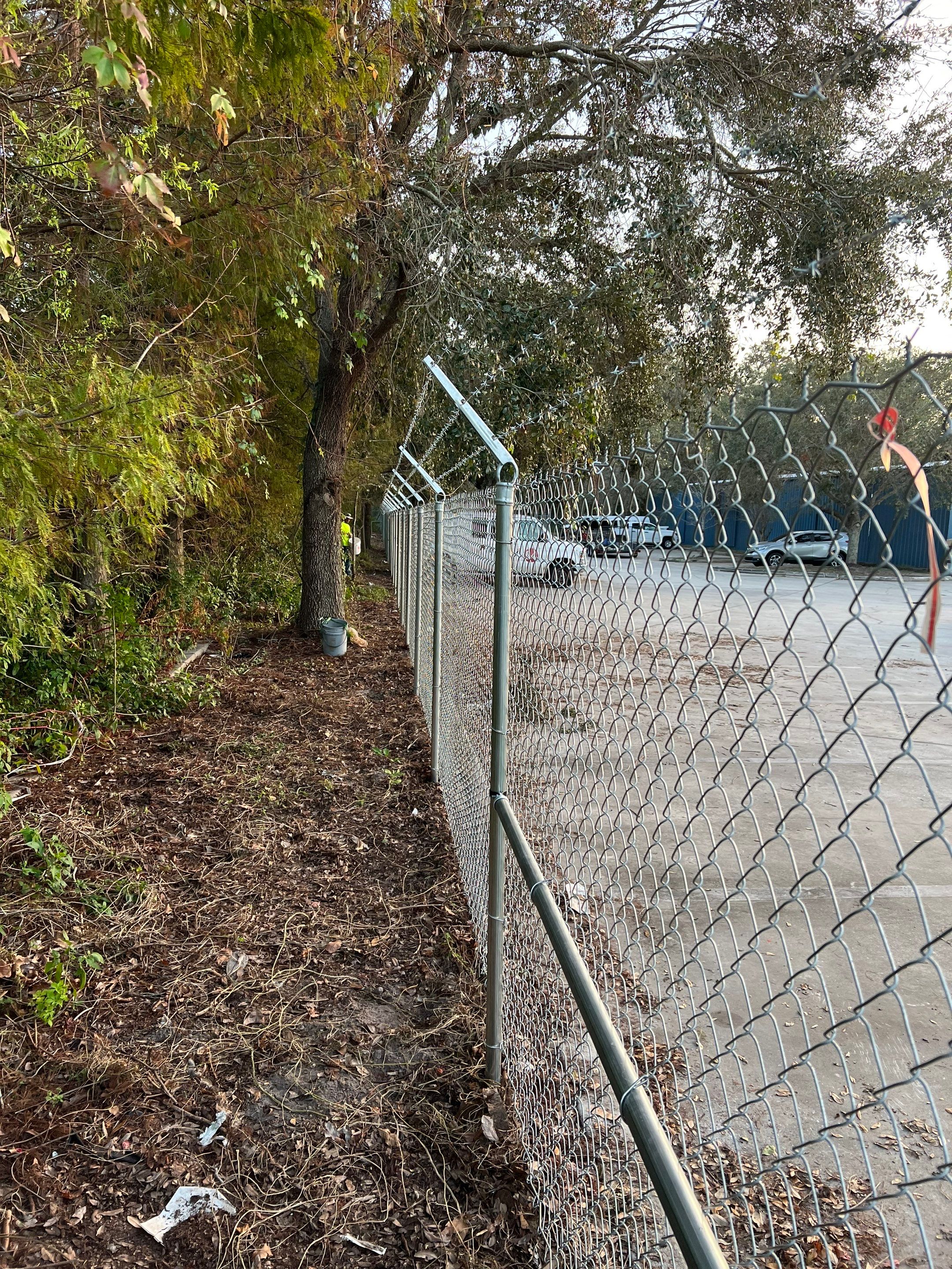 Chain-link Fence Installation using Commercial Chain-link Fence by Asap fence and gates, LLC