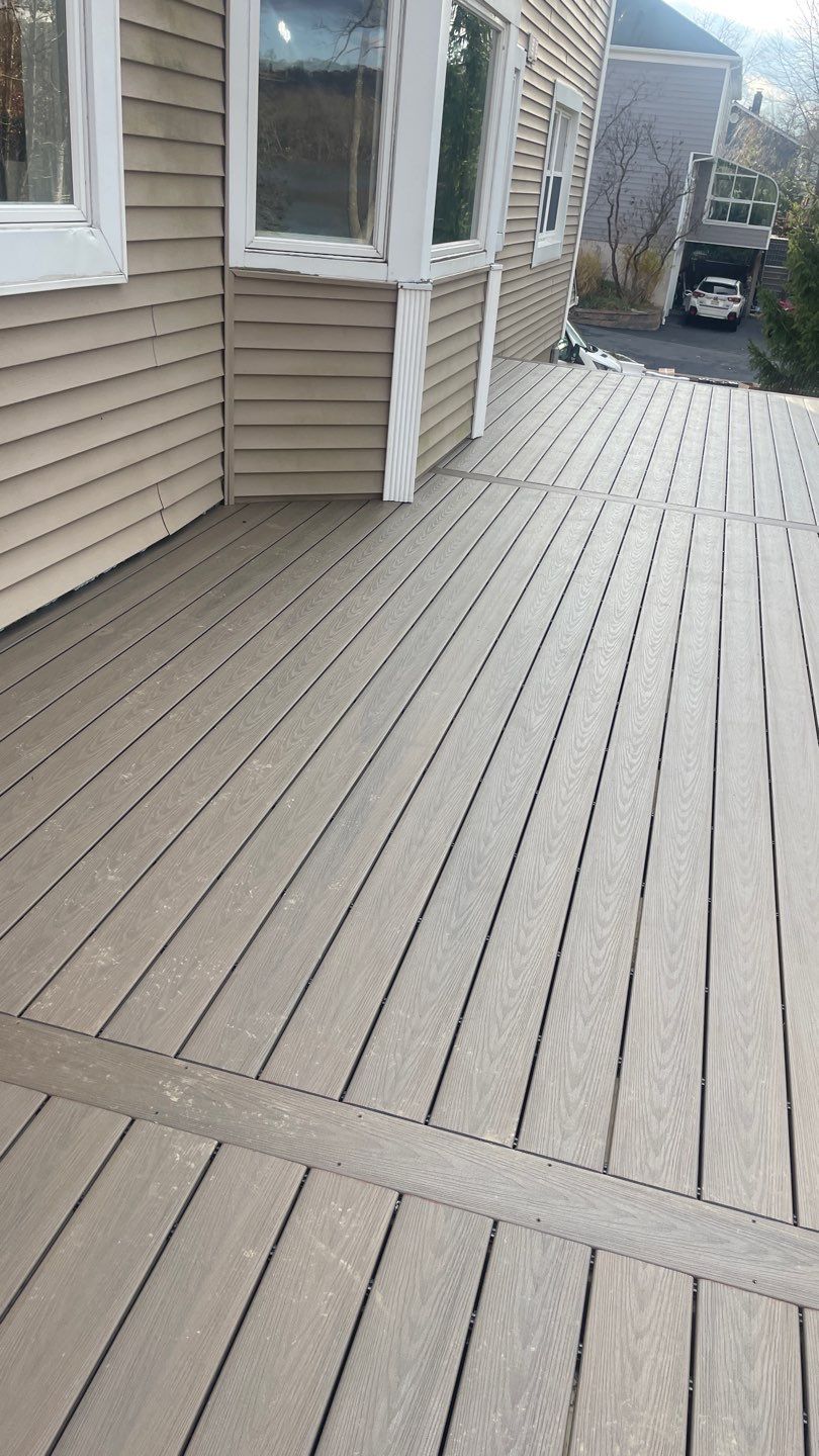 Deck Resurface + Extension  in Randolph by deck guardian
